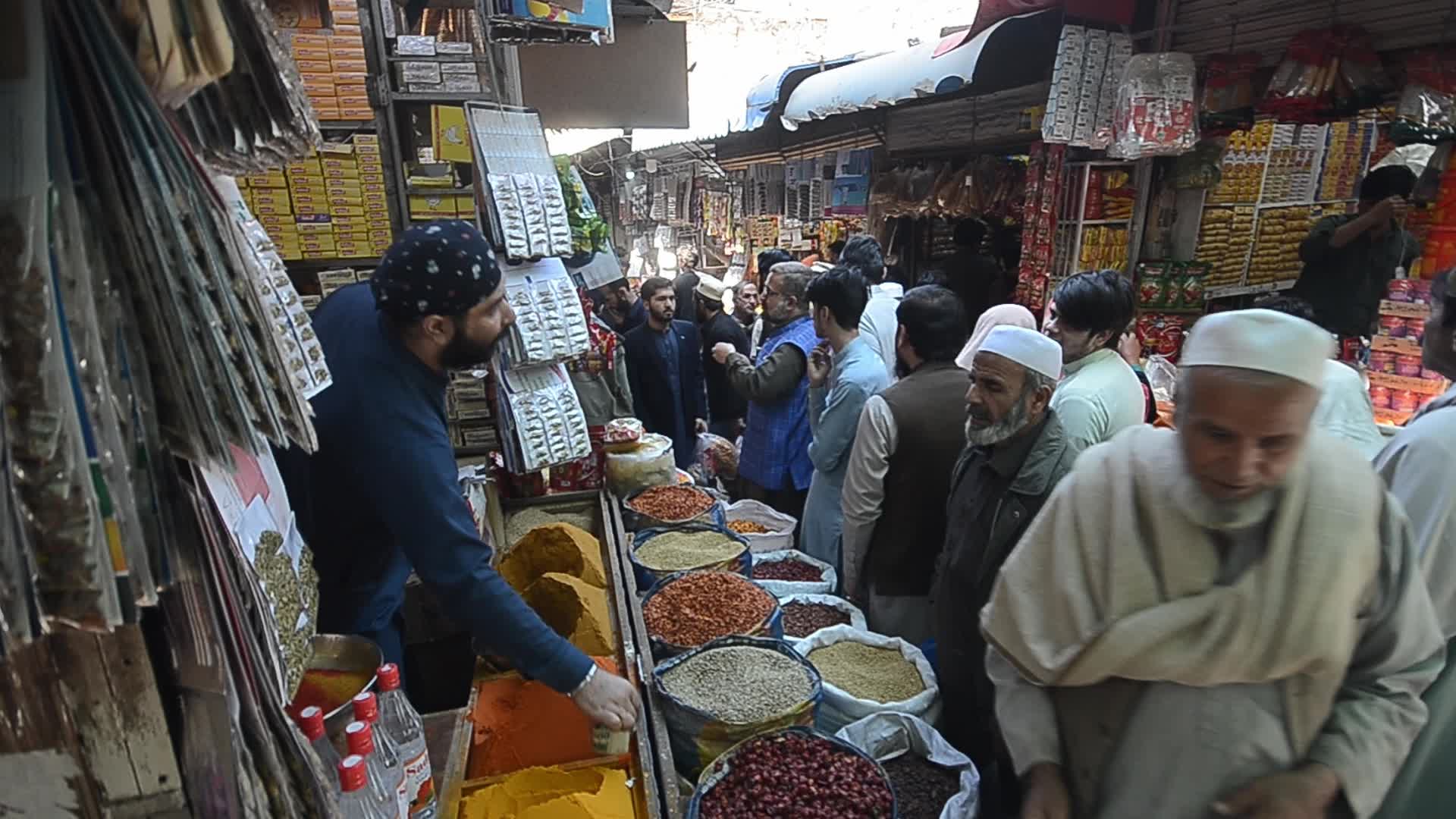 People shop ahead of Muslims' holy month of Ramdan in Pakistan