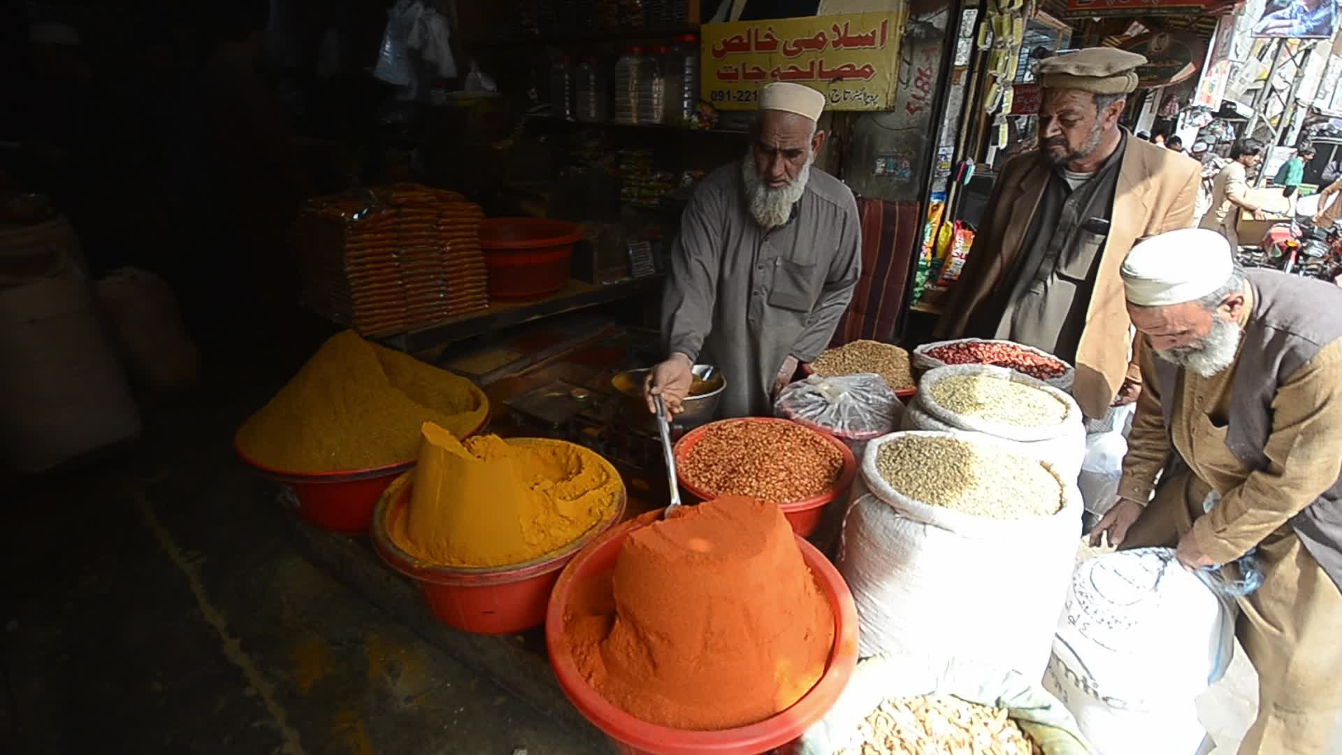 People shop ahead of Muslims' holy month of Ramdan in Pakistan