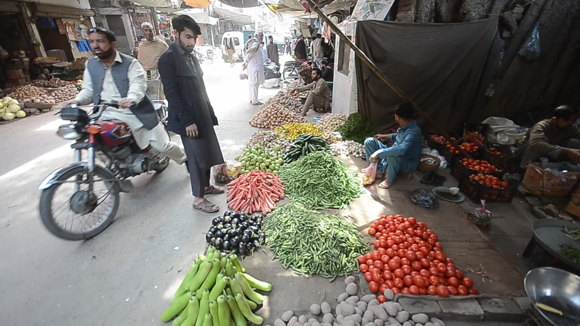 People shop ahead of Muslims' holy month of Ramdan in Pakistan