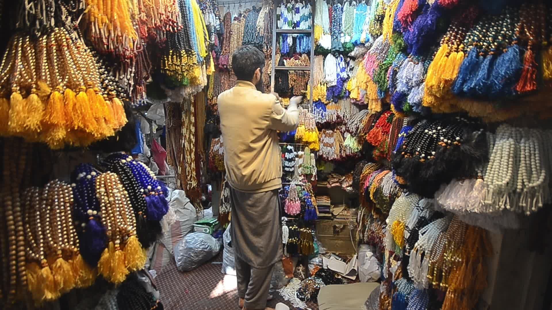 People shop ahead of Muslims' holy month of Ramdan in Pakistan