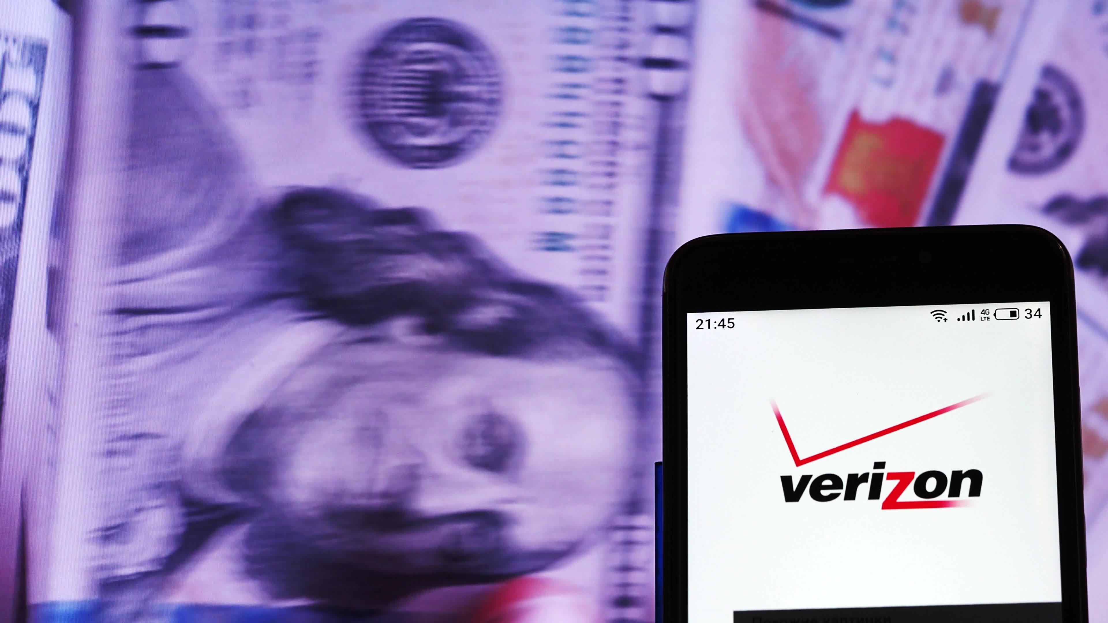 Video illustration the logo of Verizon Wireless