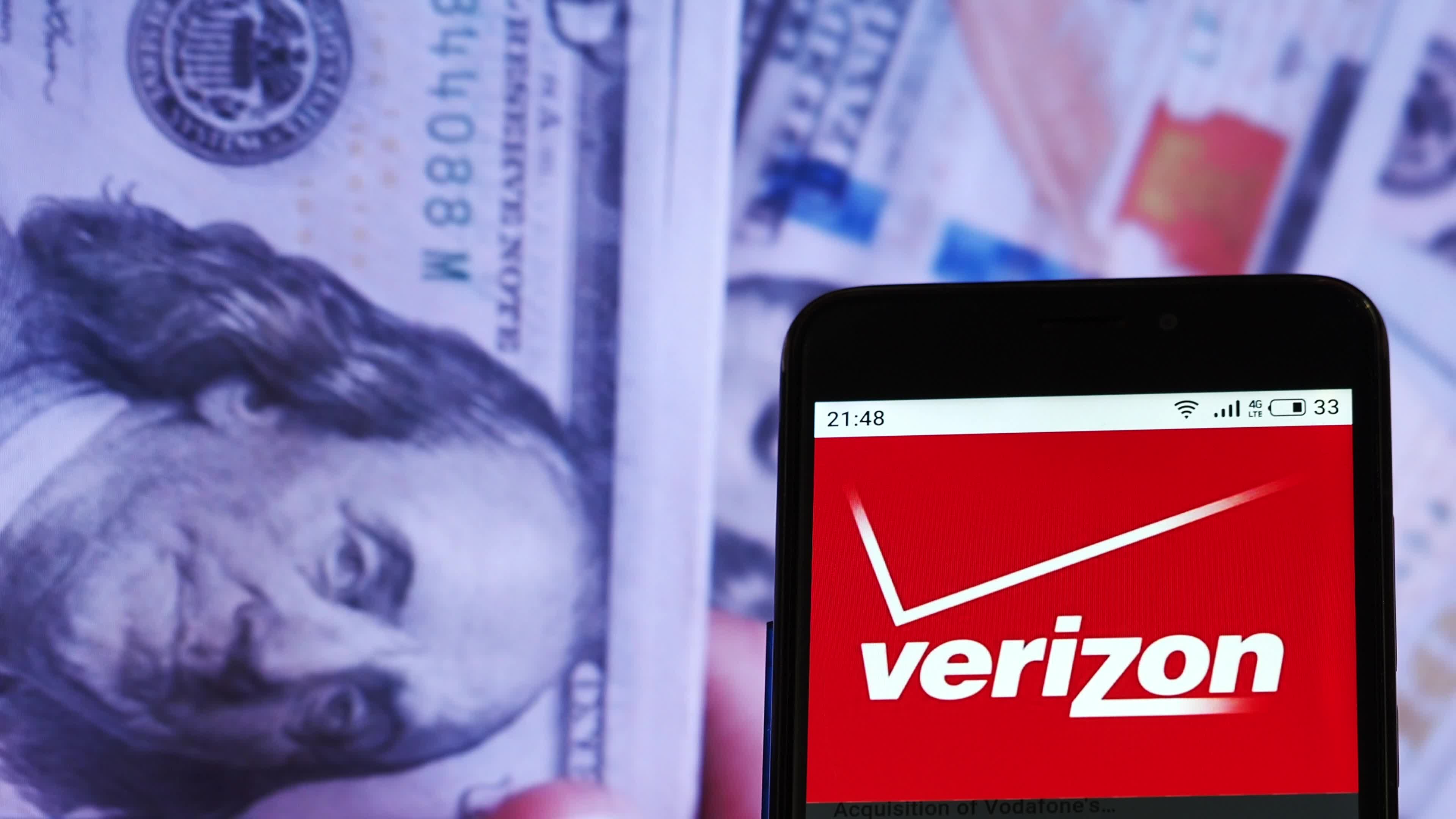 Video illustration the logo of Verizon Wireless
