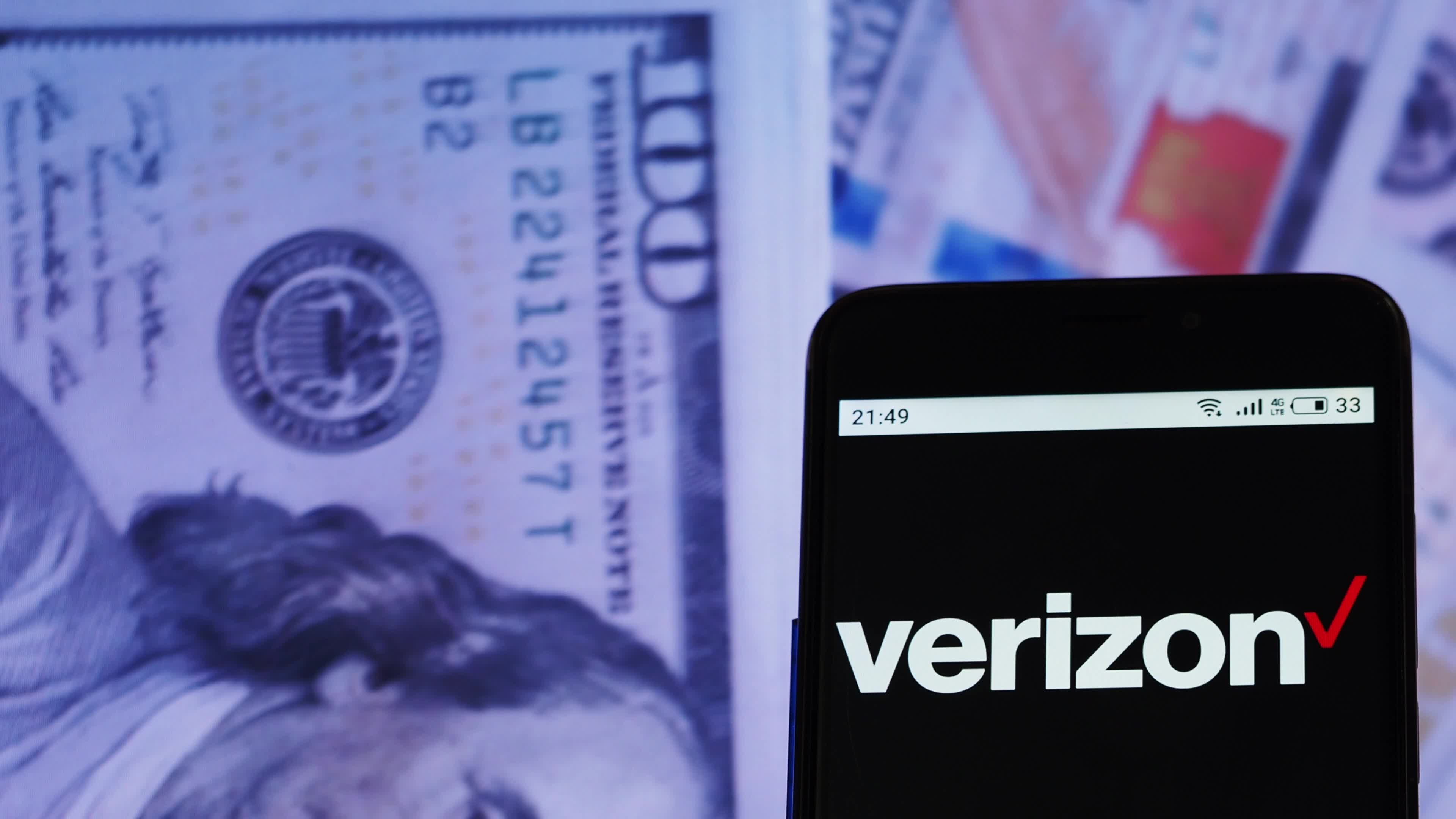 Video illustration the logo of Verizon Wireless