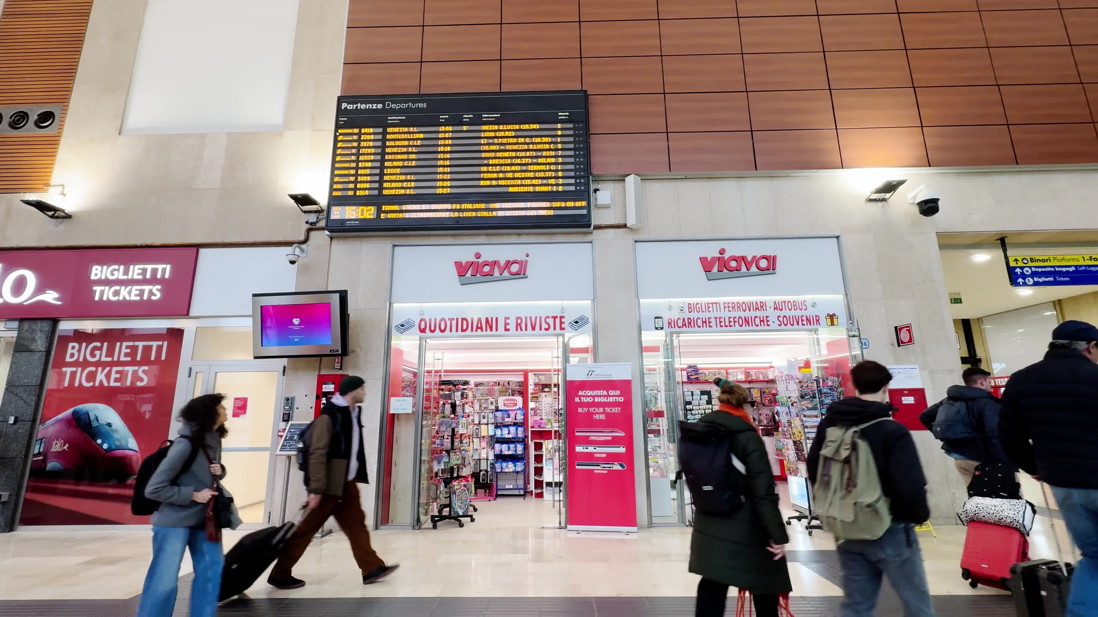 Train Strike In Italy