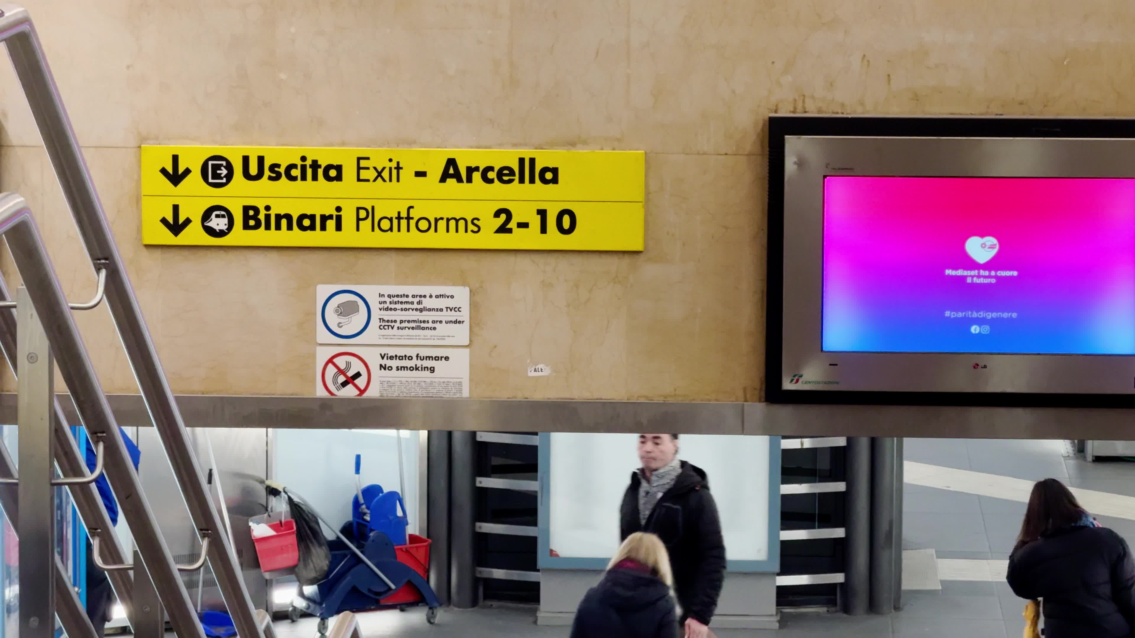 Train Strike In Italy