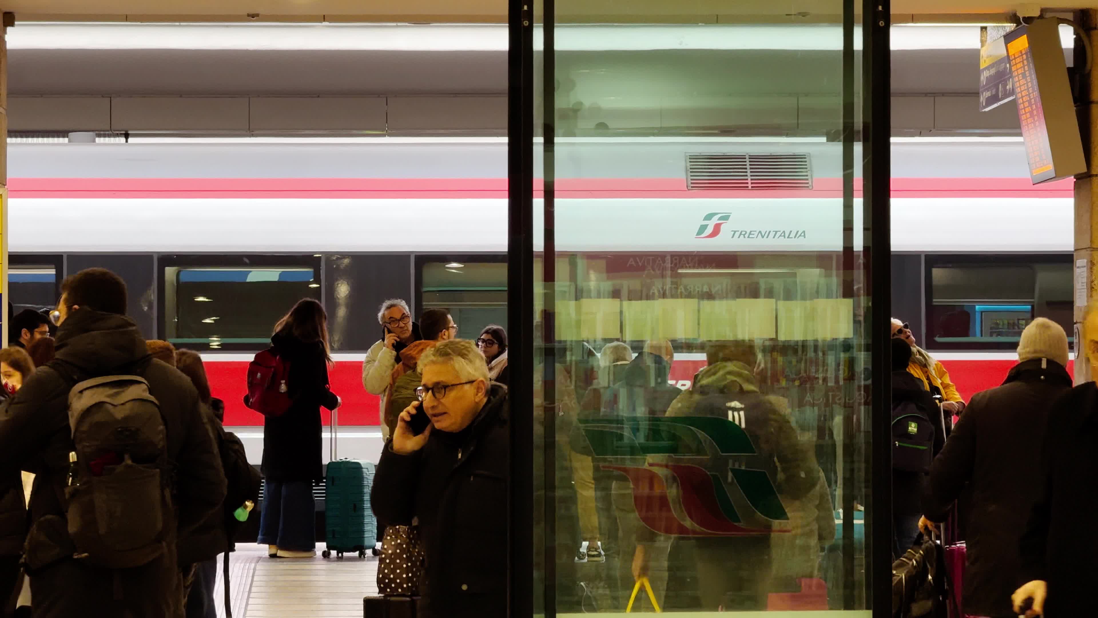 Train Strike In Italy