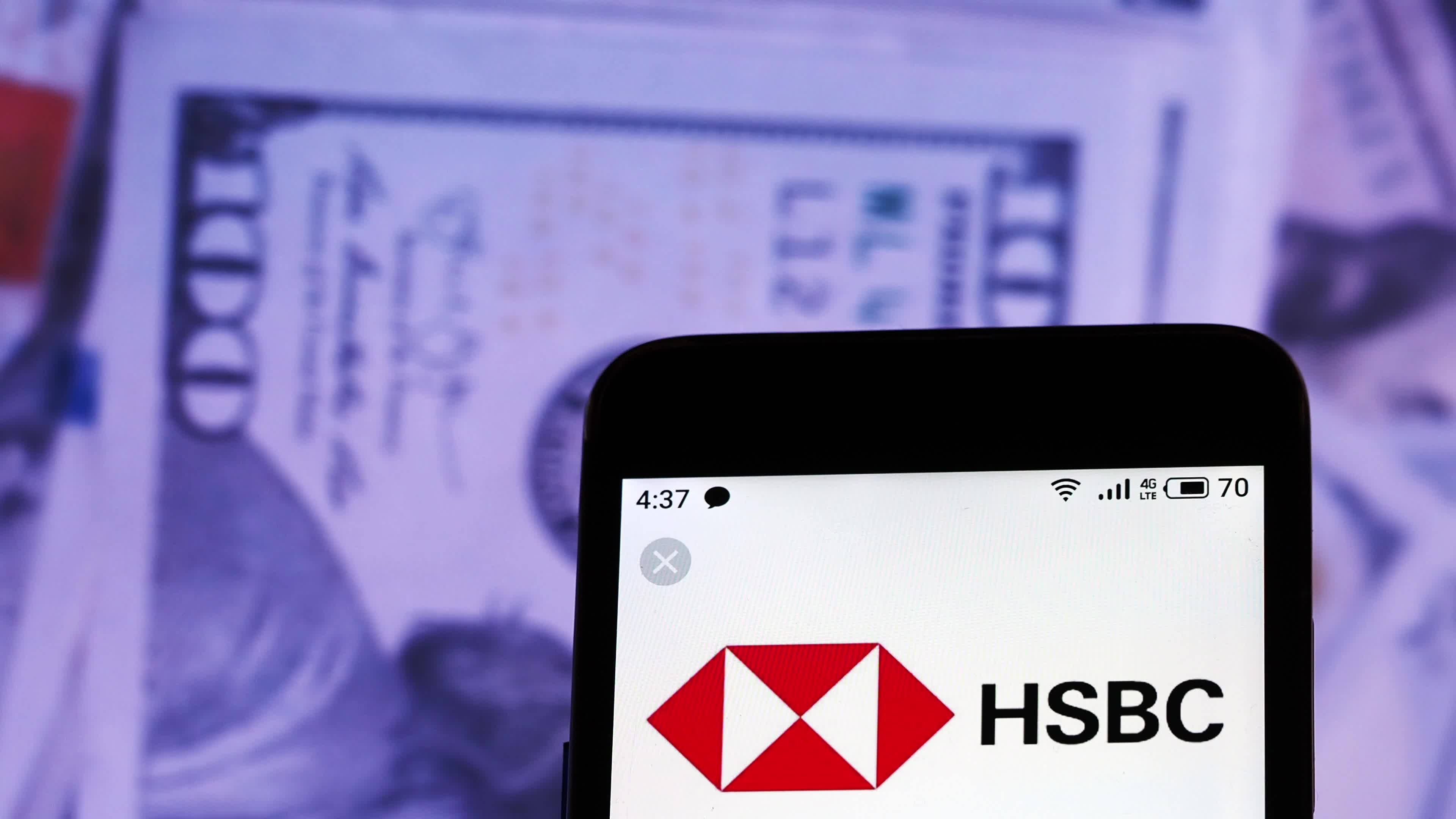 Video illustration the logo of HSBC Holdings plc