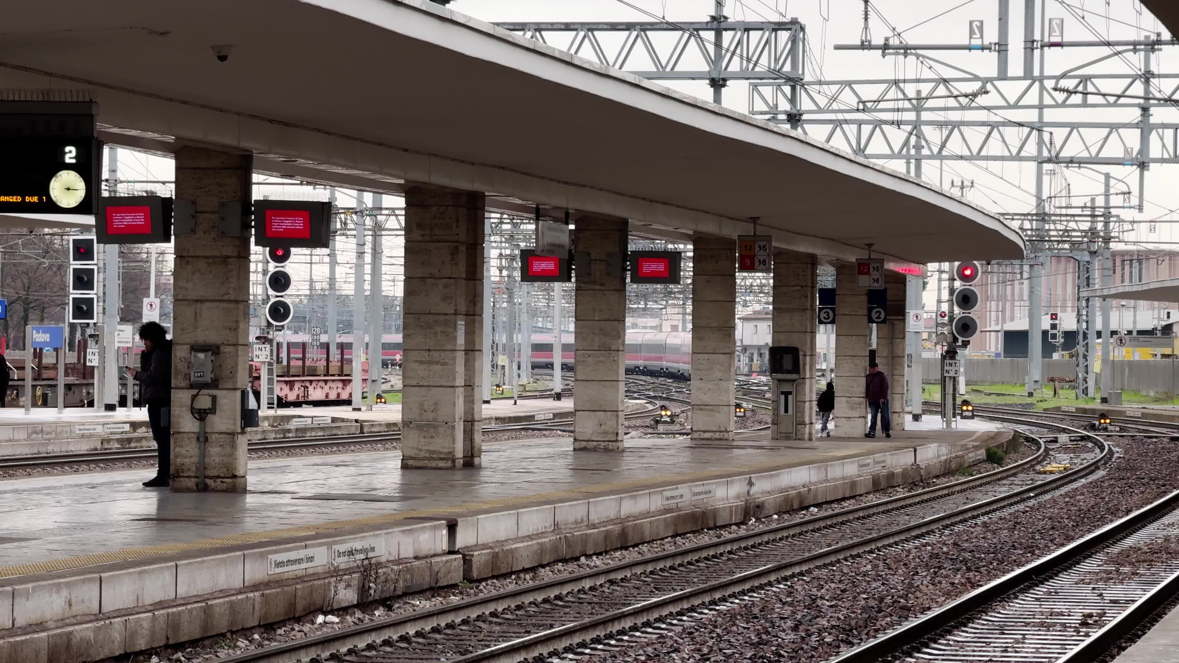Train Strike In Italy