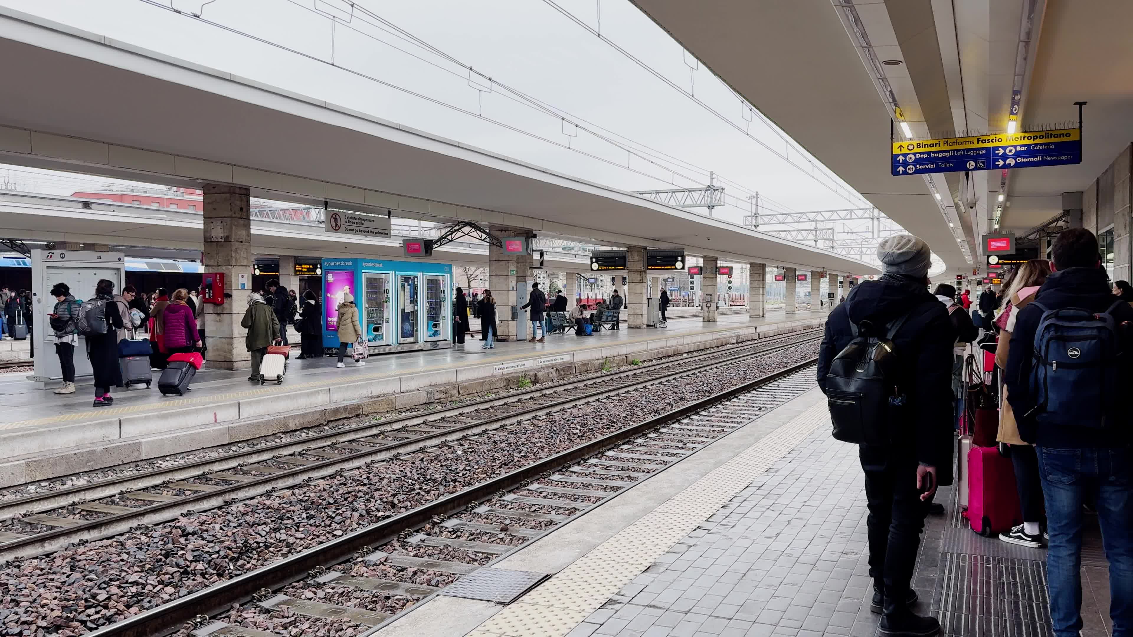 Train Strike In Italy