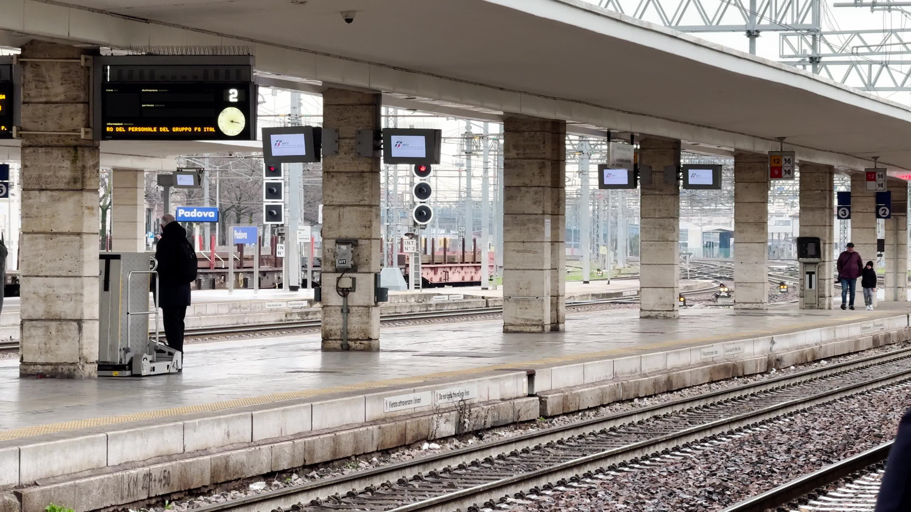 Train Strike In Italy