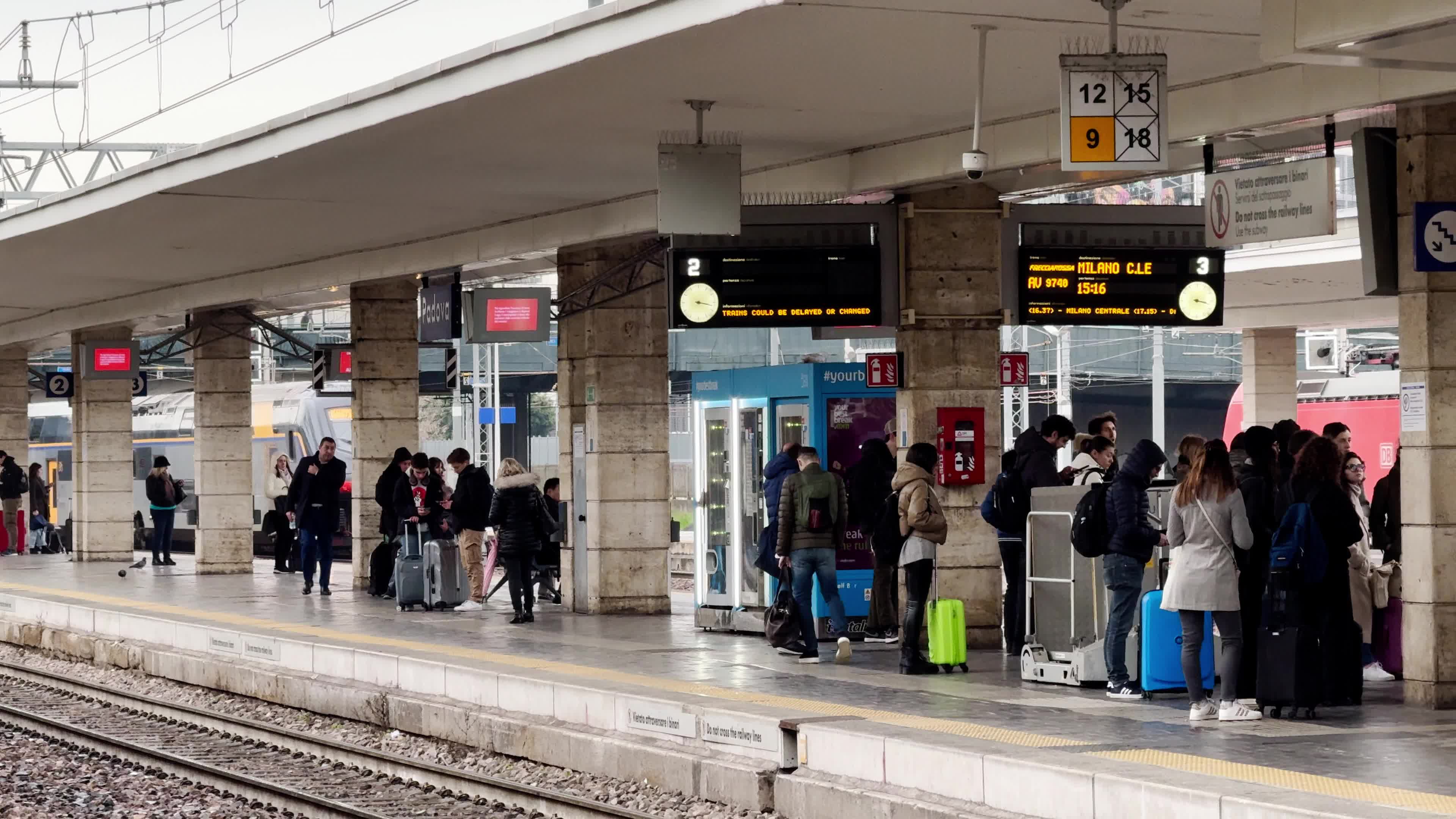 Train Strike In Italy