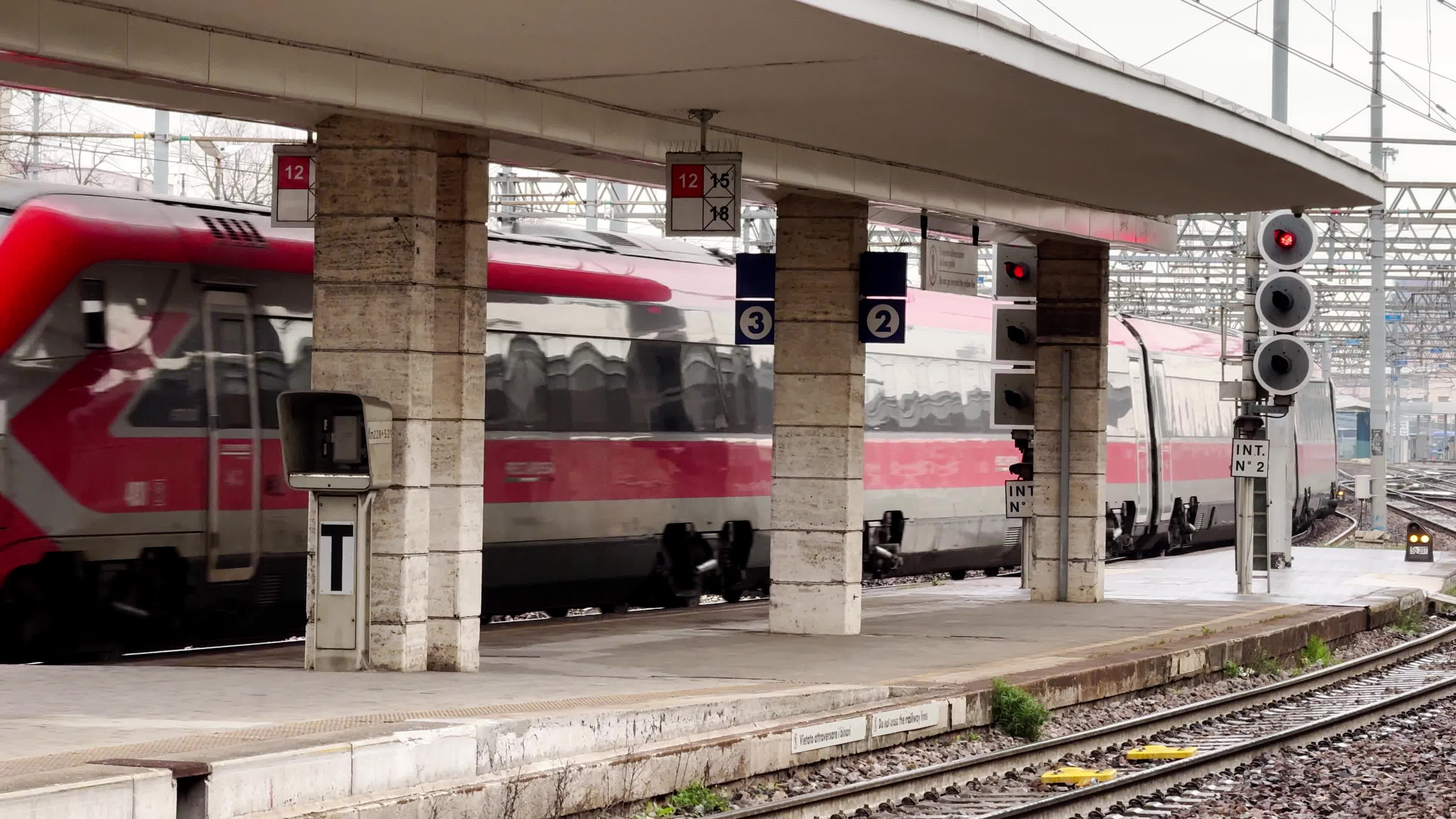Train Strike In Italy