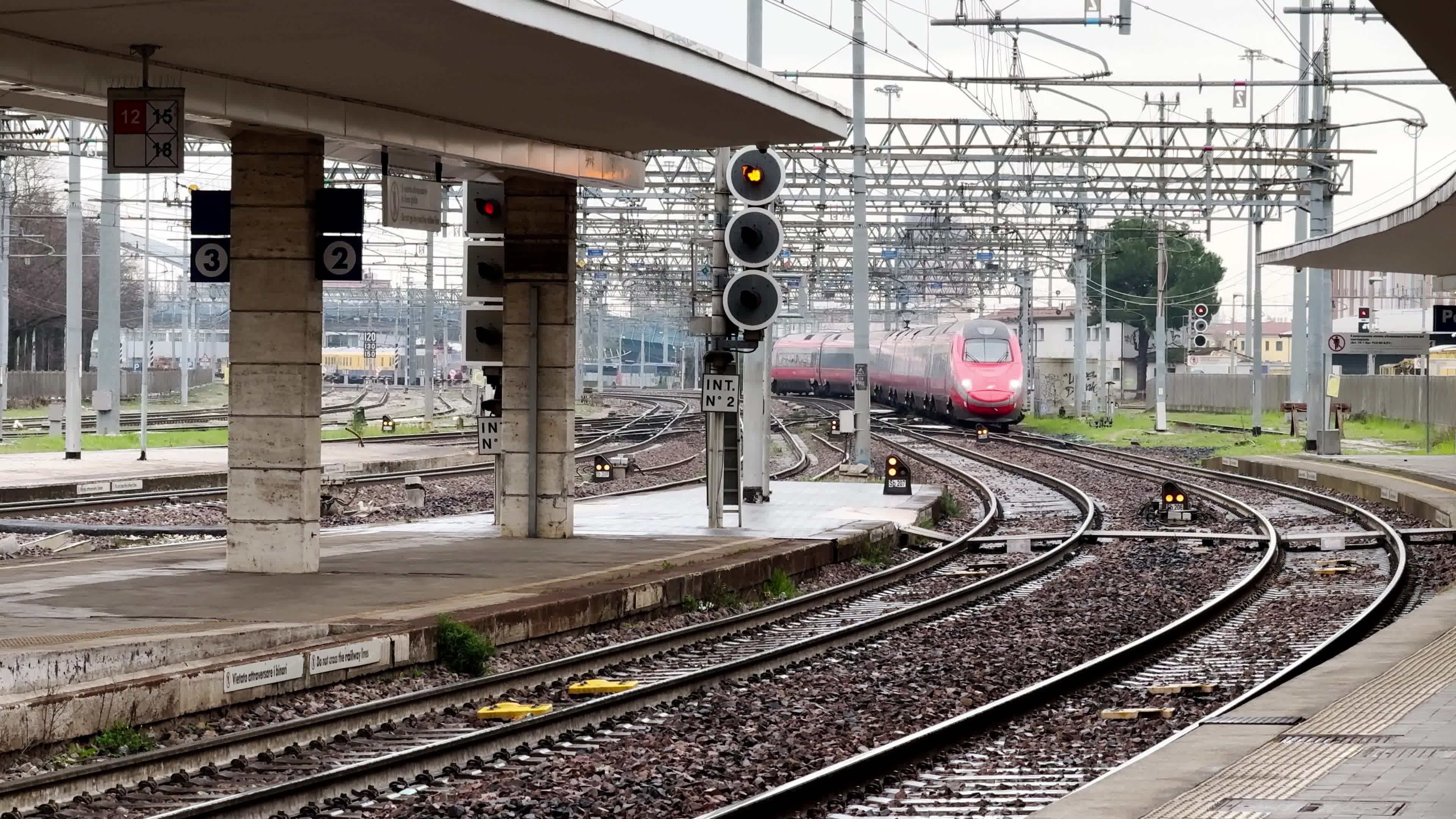 Train Strike In Italy