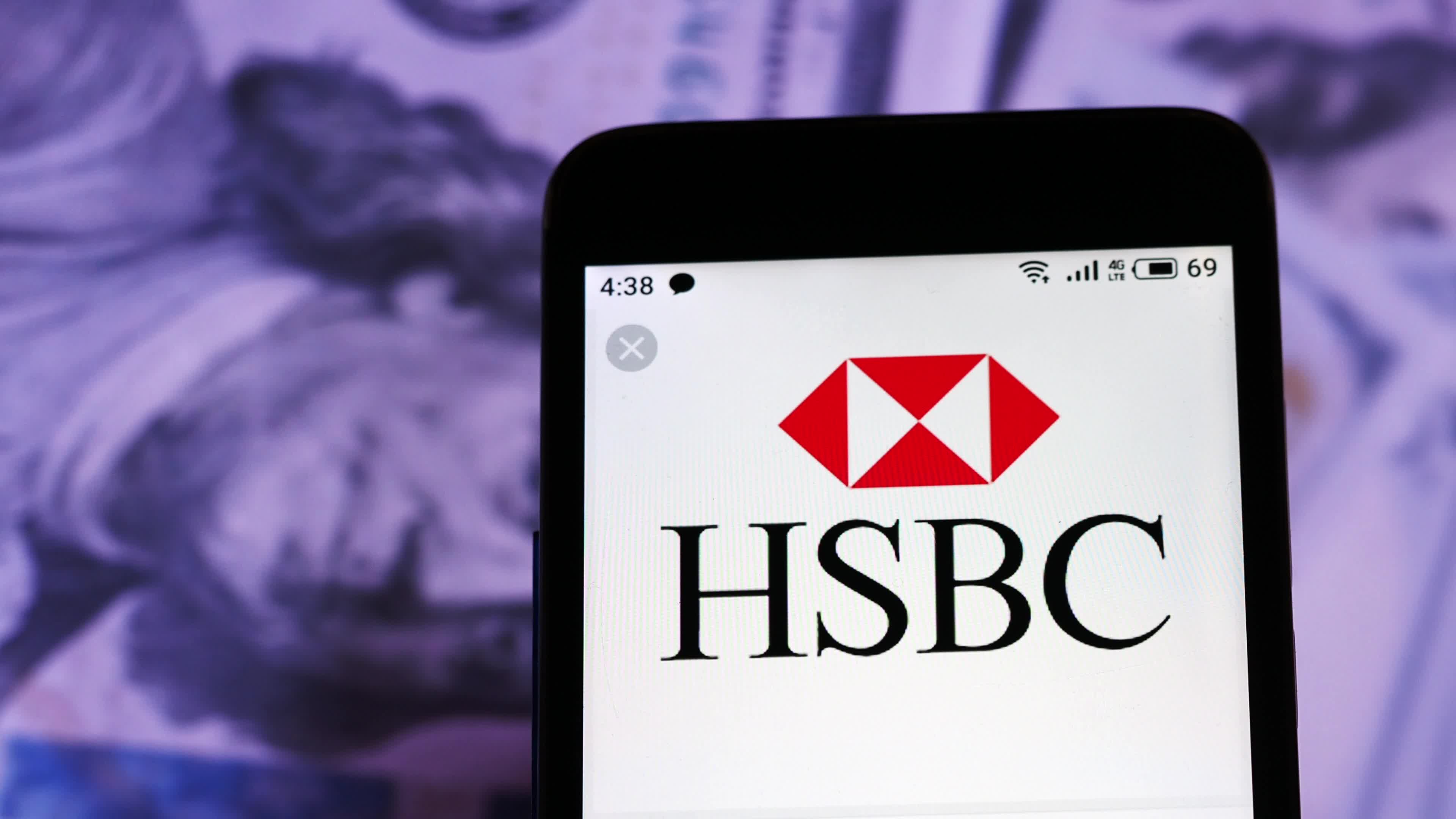 Video illustration the logo of HSBC Holdings plc