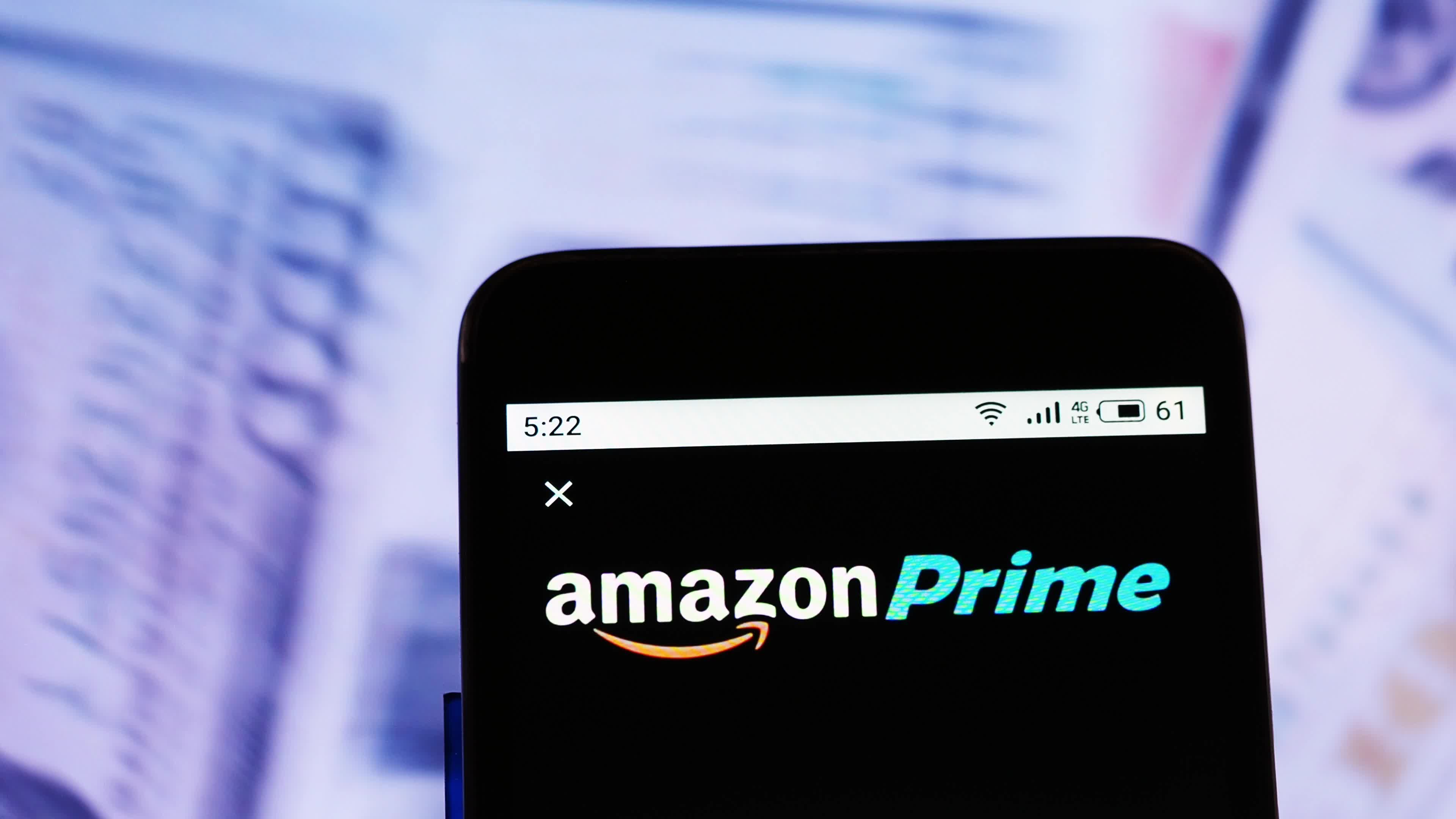 Video illustration the logo of Amazon Prime 