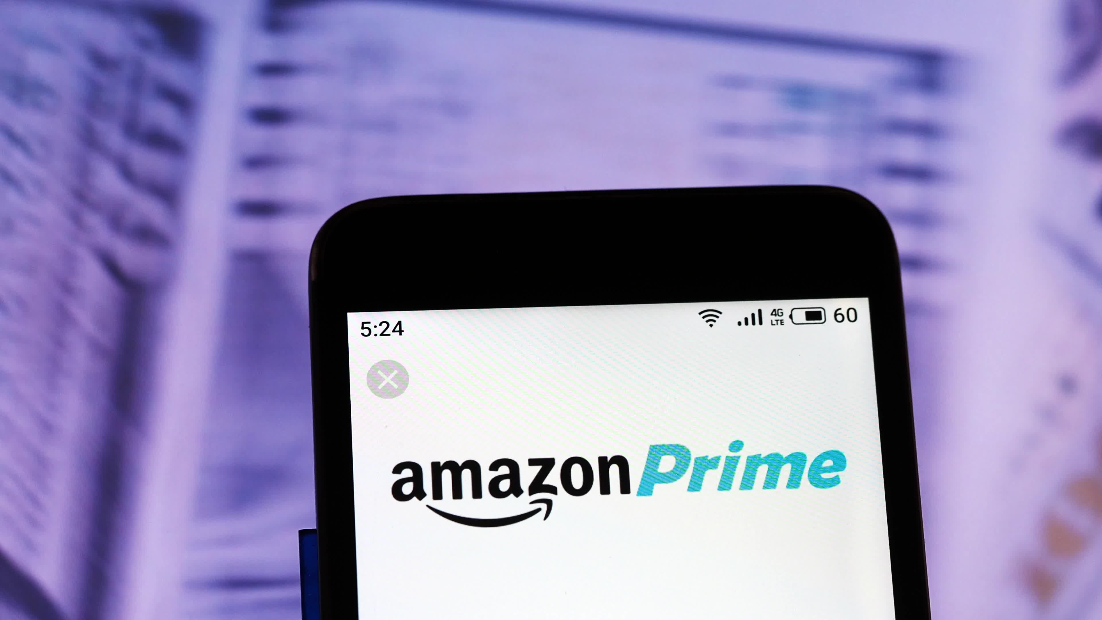 Video illustration the logo of Amazon Prime 