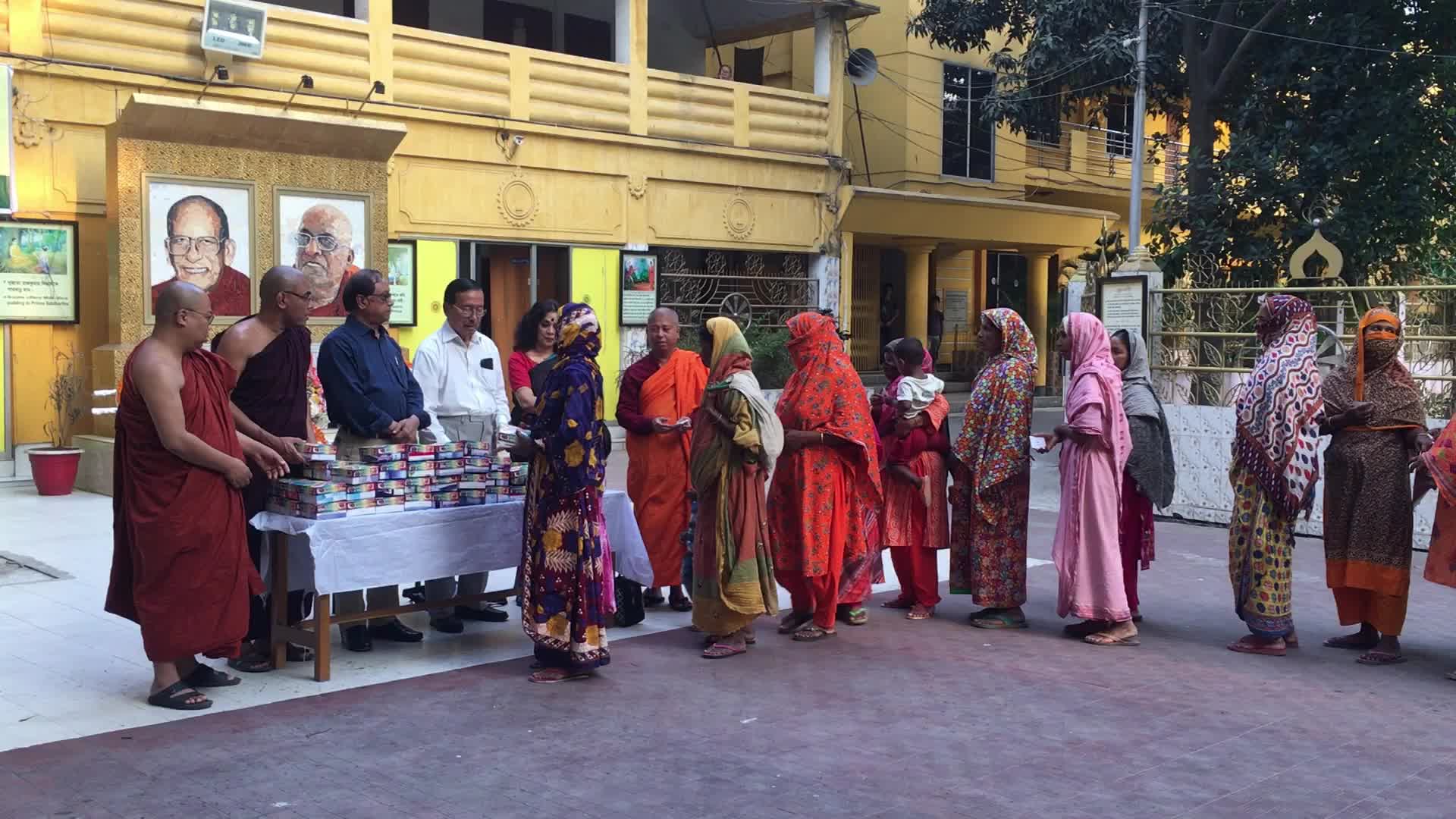 Iftar Distribution At Buddhist Temple In Dhaka