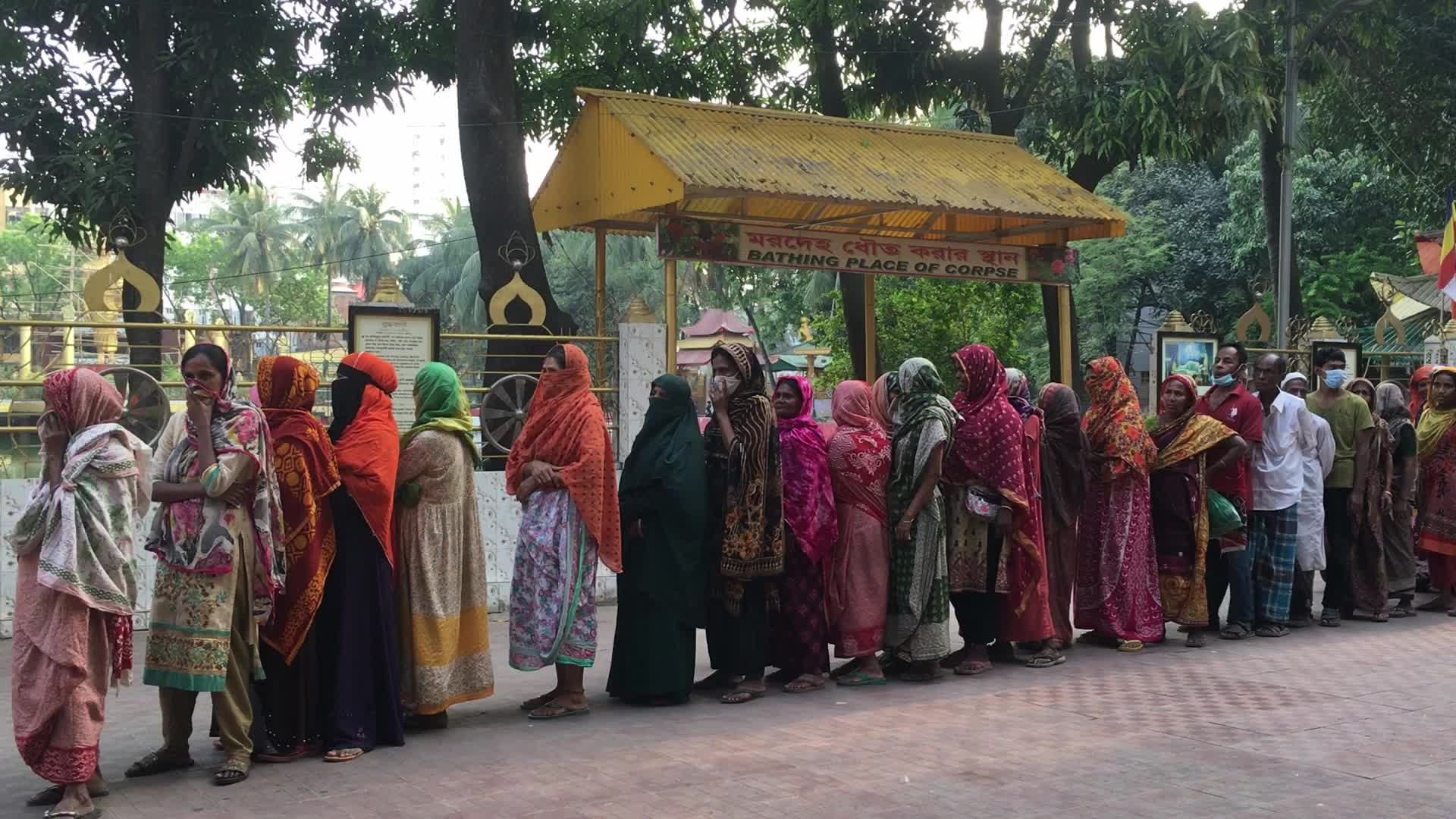 Iftar Distribution At Buddhist Temple In Dhaka
