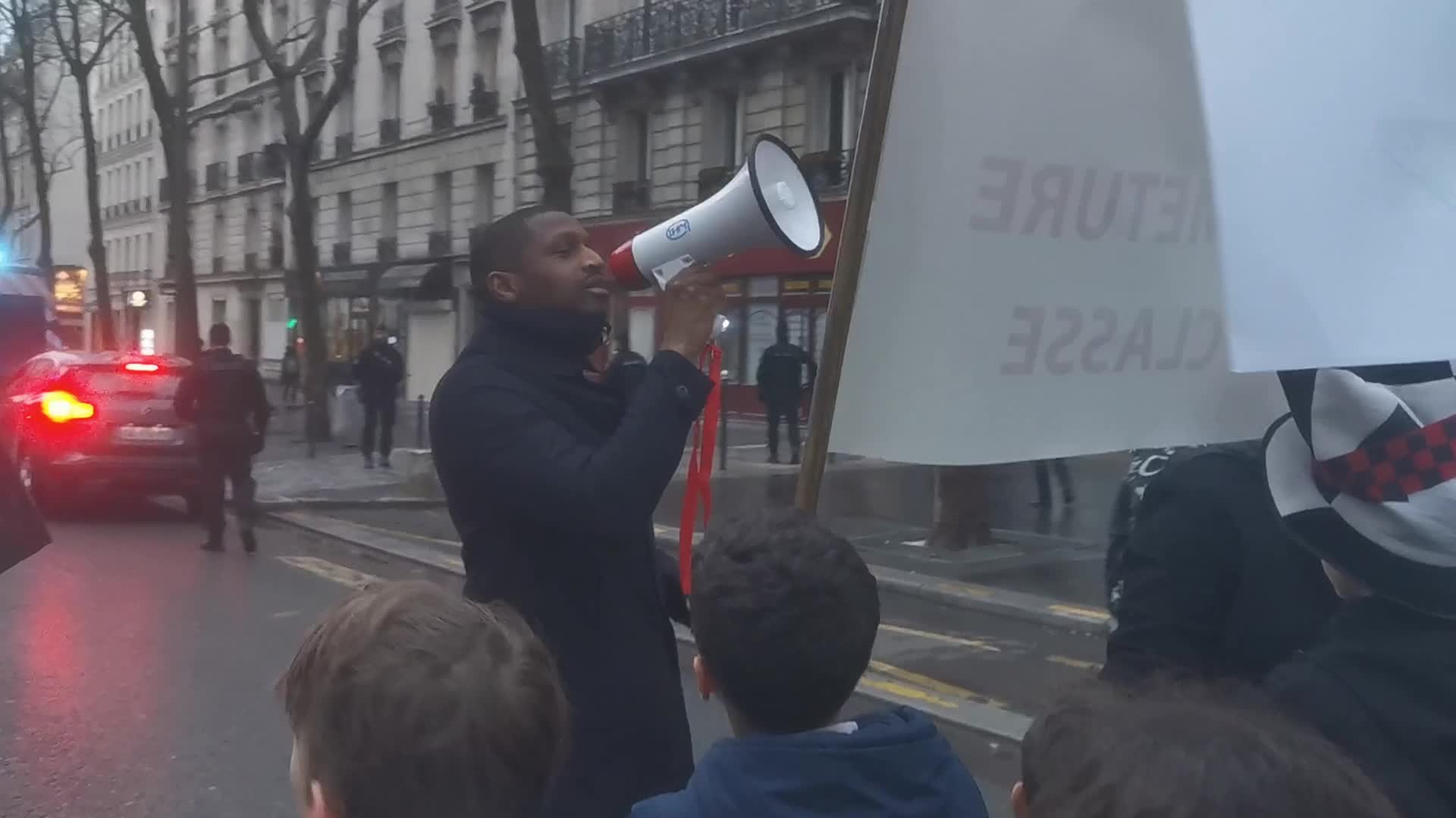 Protest In Paris, France, Against The Potential Closure of School Classes