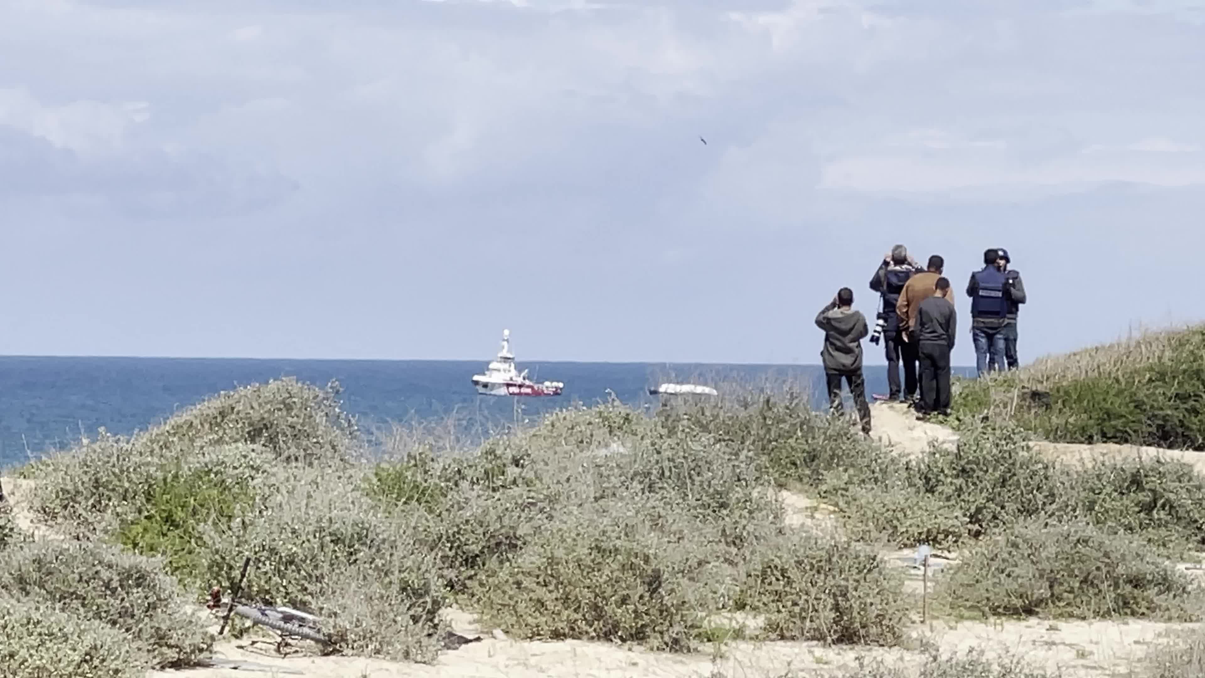 Open Arms Vessel Sails Near Gaza 