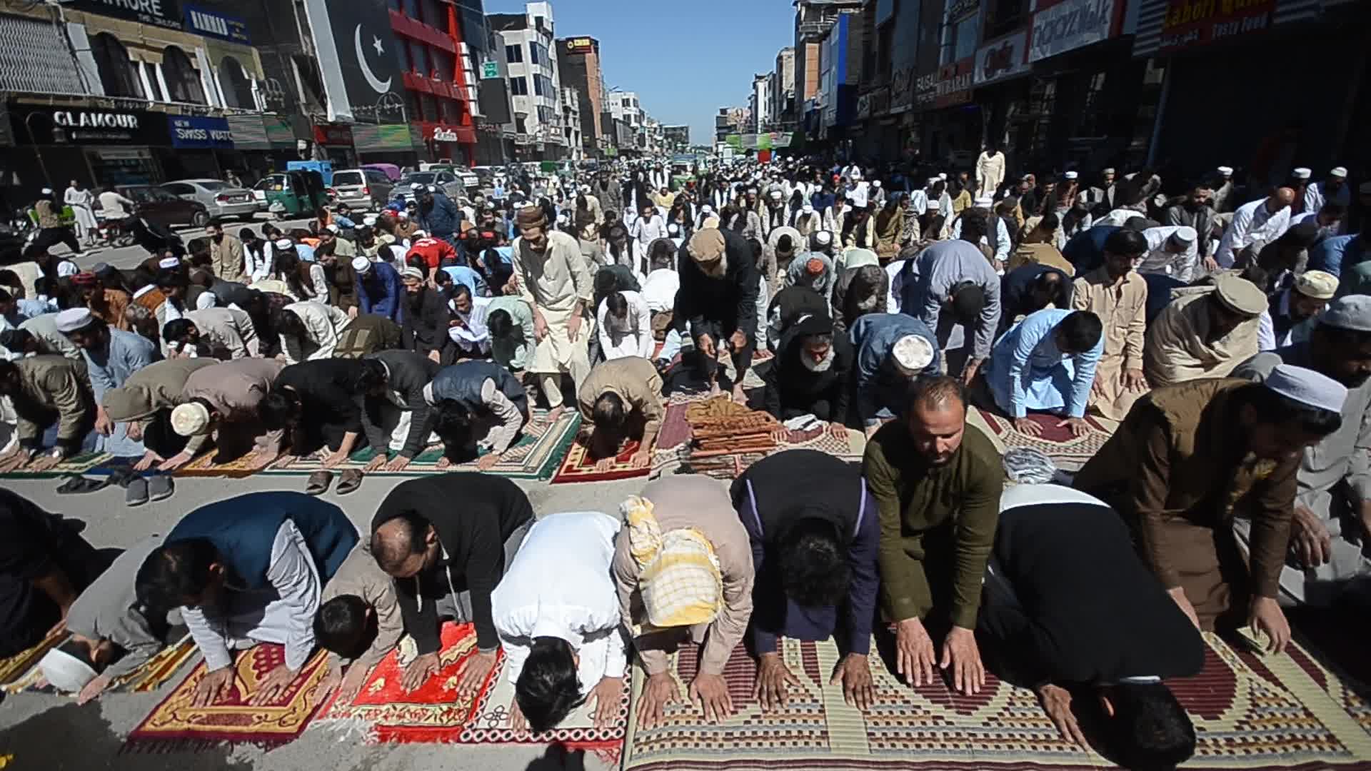 First Friday prayer of Ramadan in Pakistan