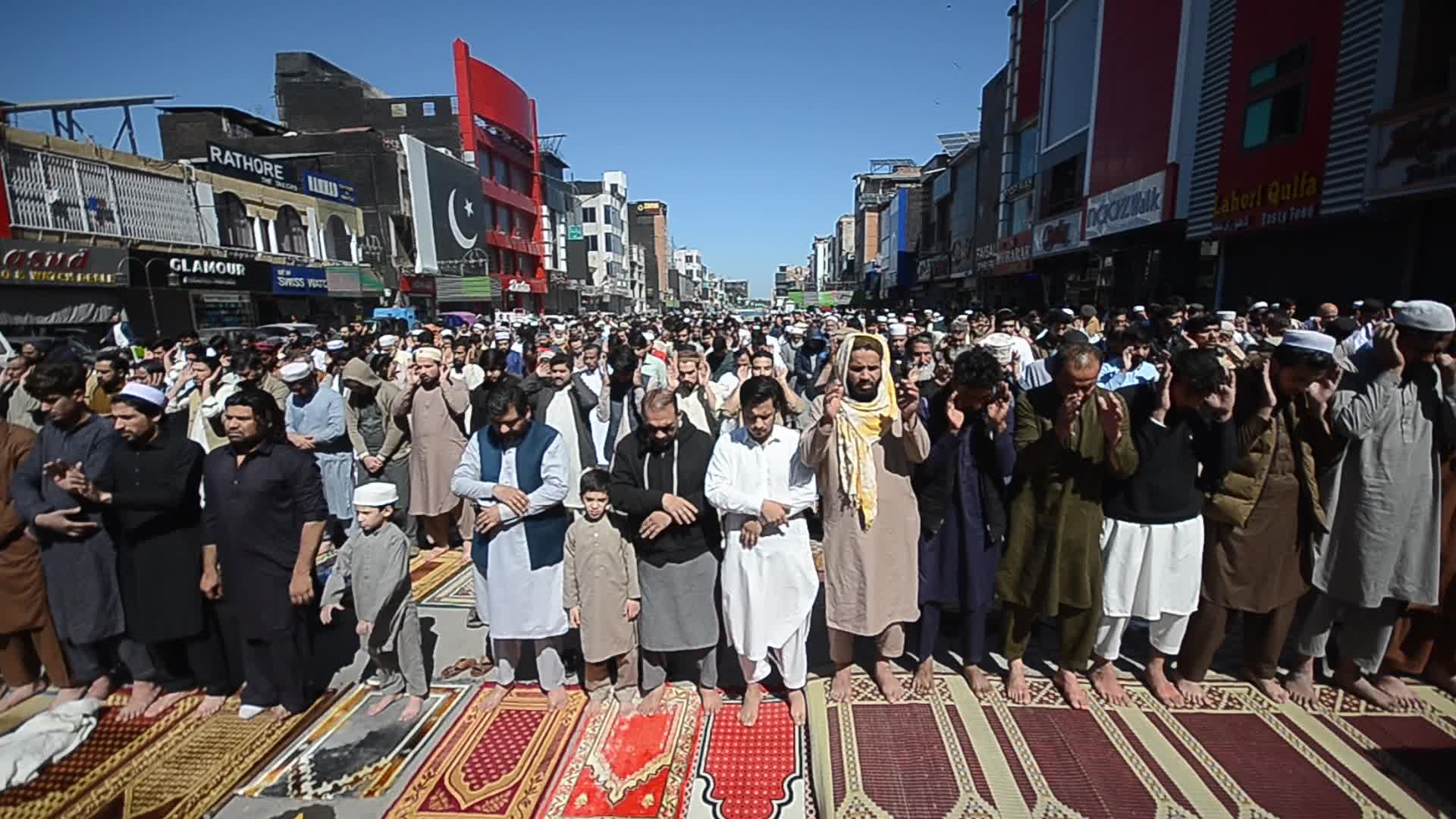 First Friday prayer of Ramadan in Pakistan