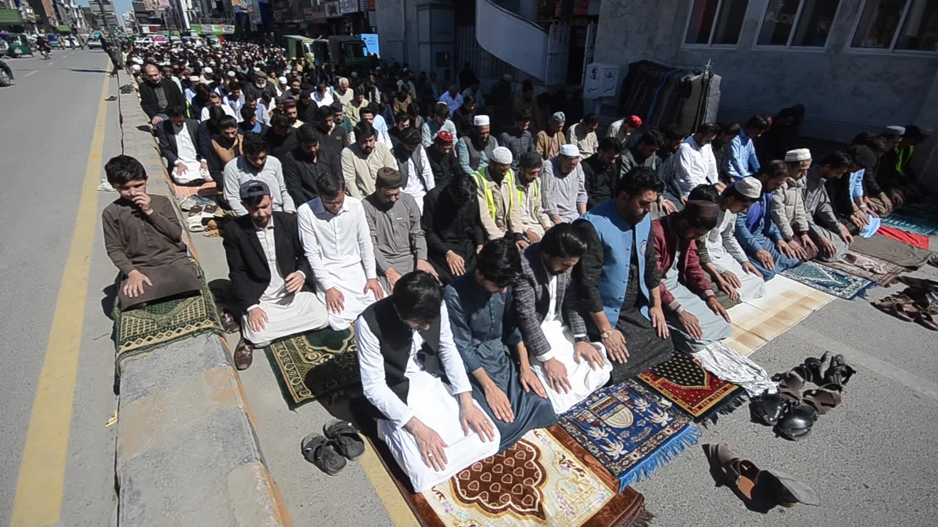 First Friday prayer of Ramadan in Pakistan
