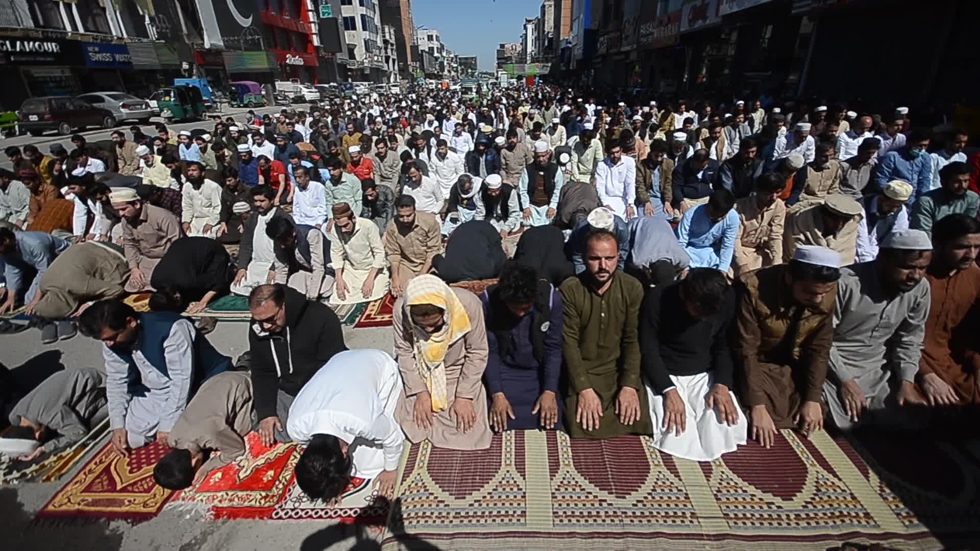 First Friday prayer of Ramadan in Pakistan