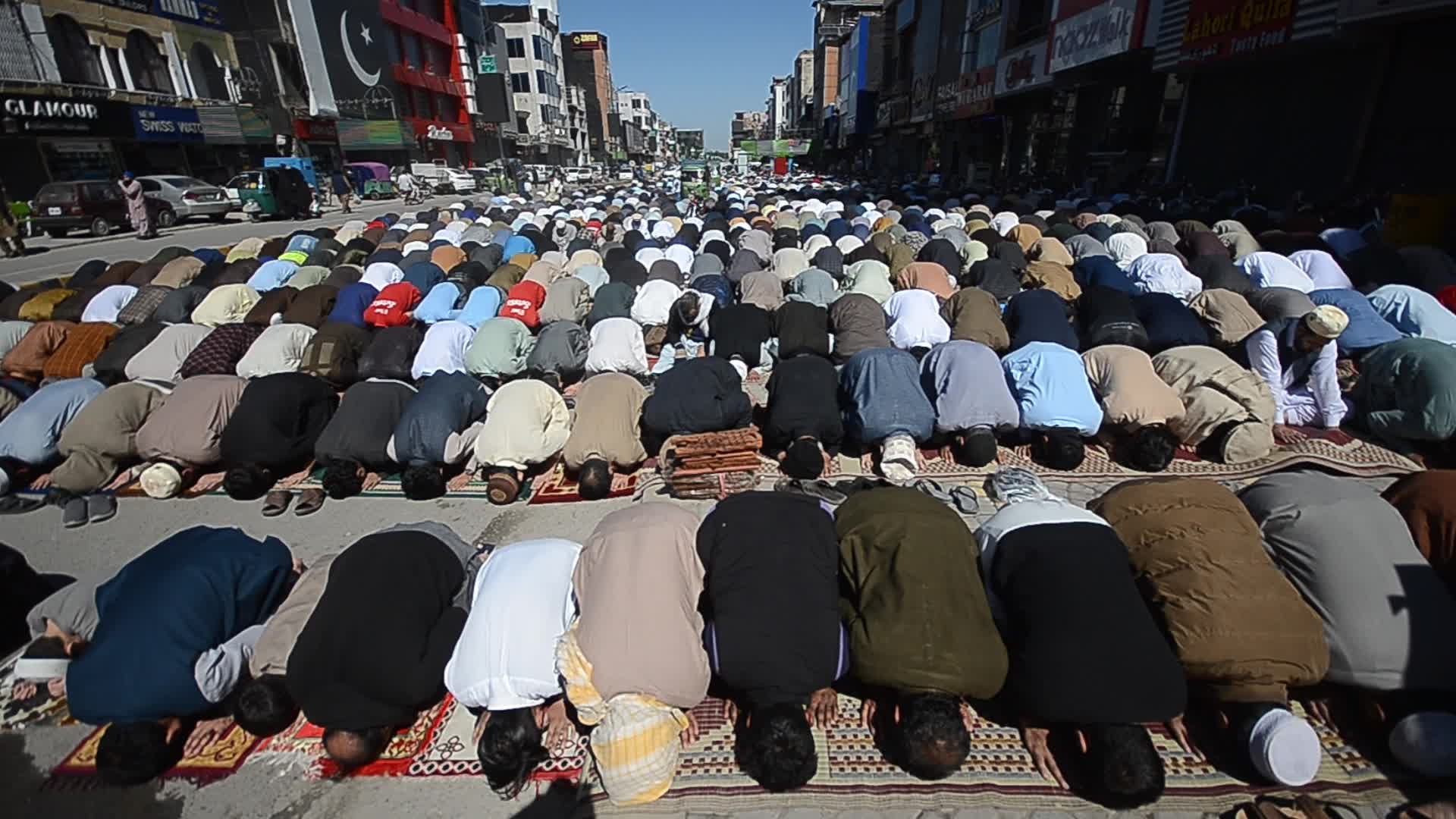 First Friday prayer of Ramadan in Pakistan