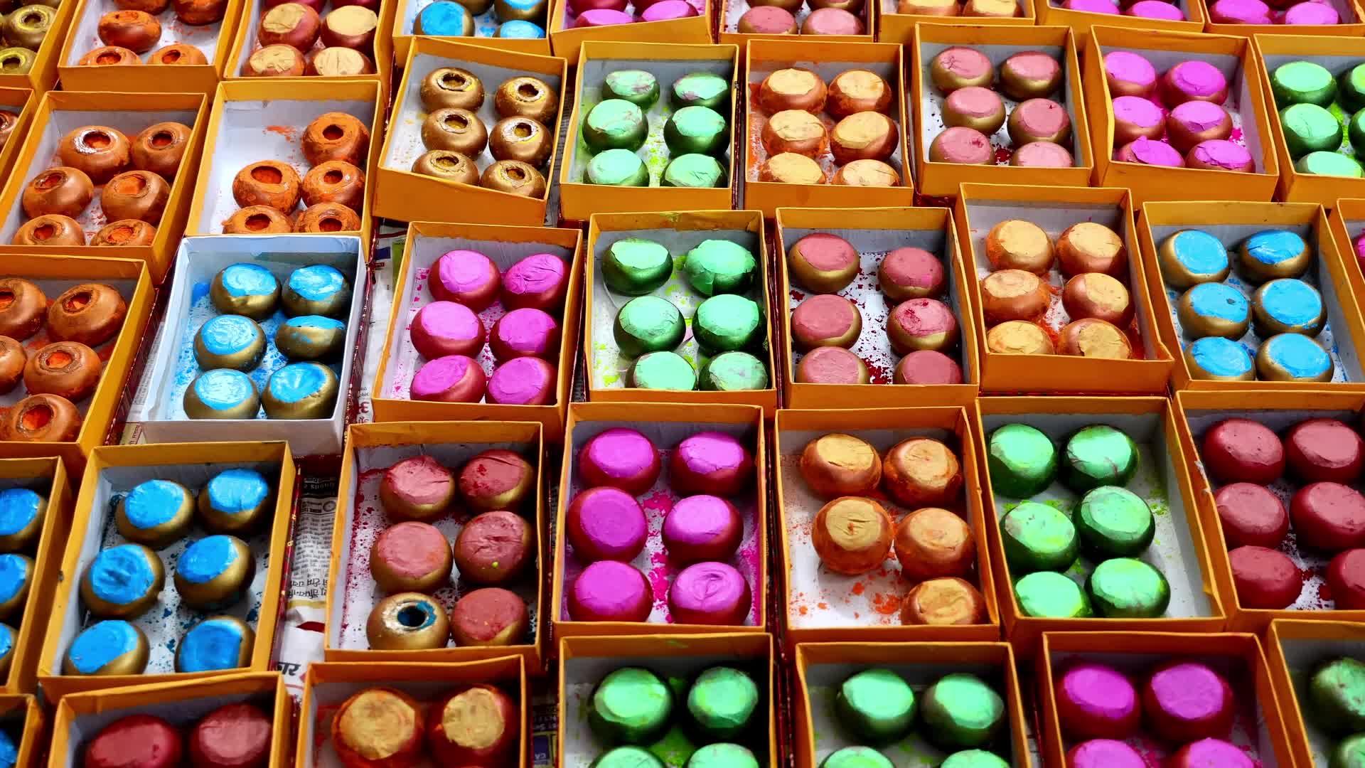 Muslim Family Prepares Gulaal Gota 'Colour Balls' for Holi Festival In Jaipur