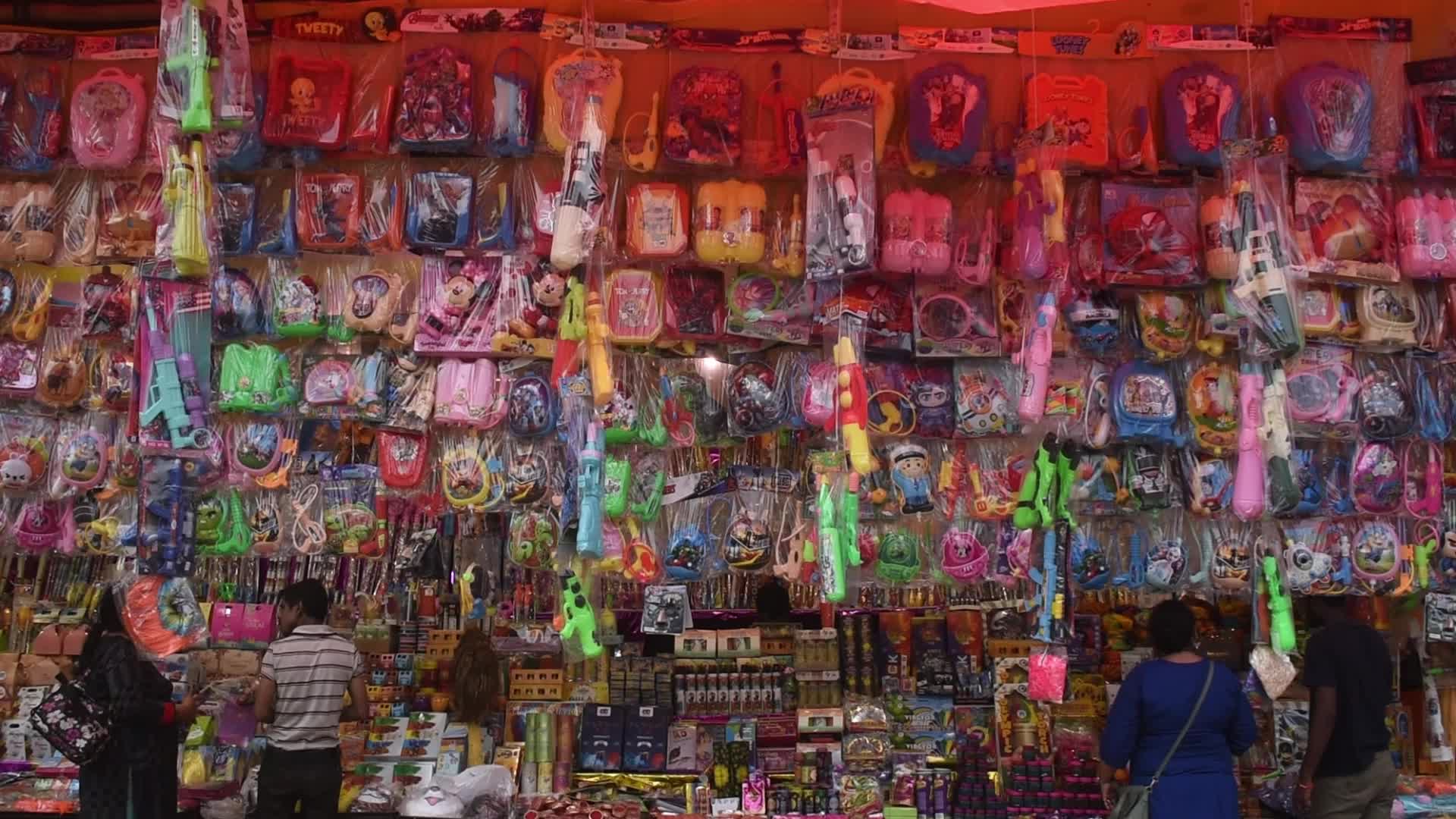 Holi Festival preparation in Kolkata, India
