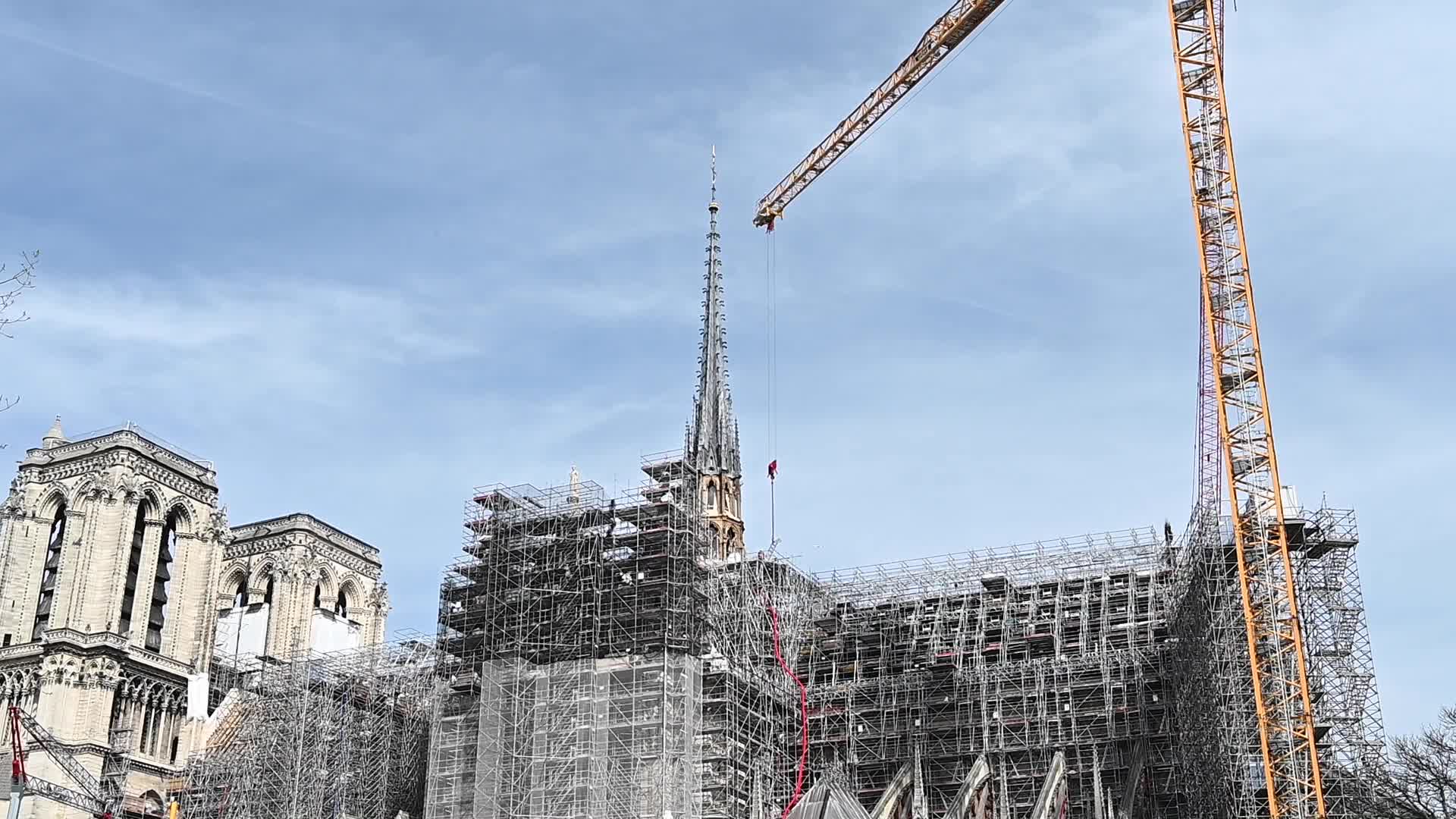 The Notre Dame de Paris spire 2