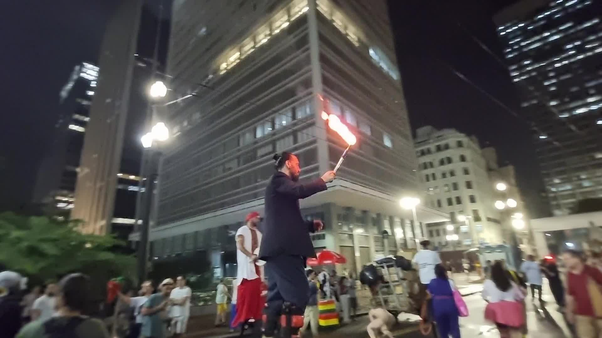 Protest In Sao Paulo, Brazil