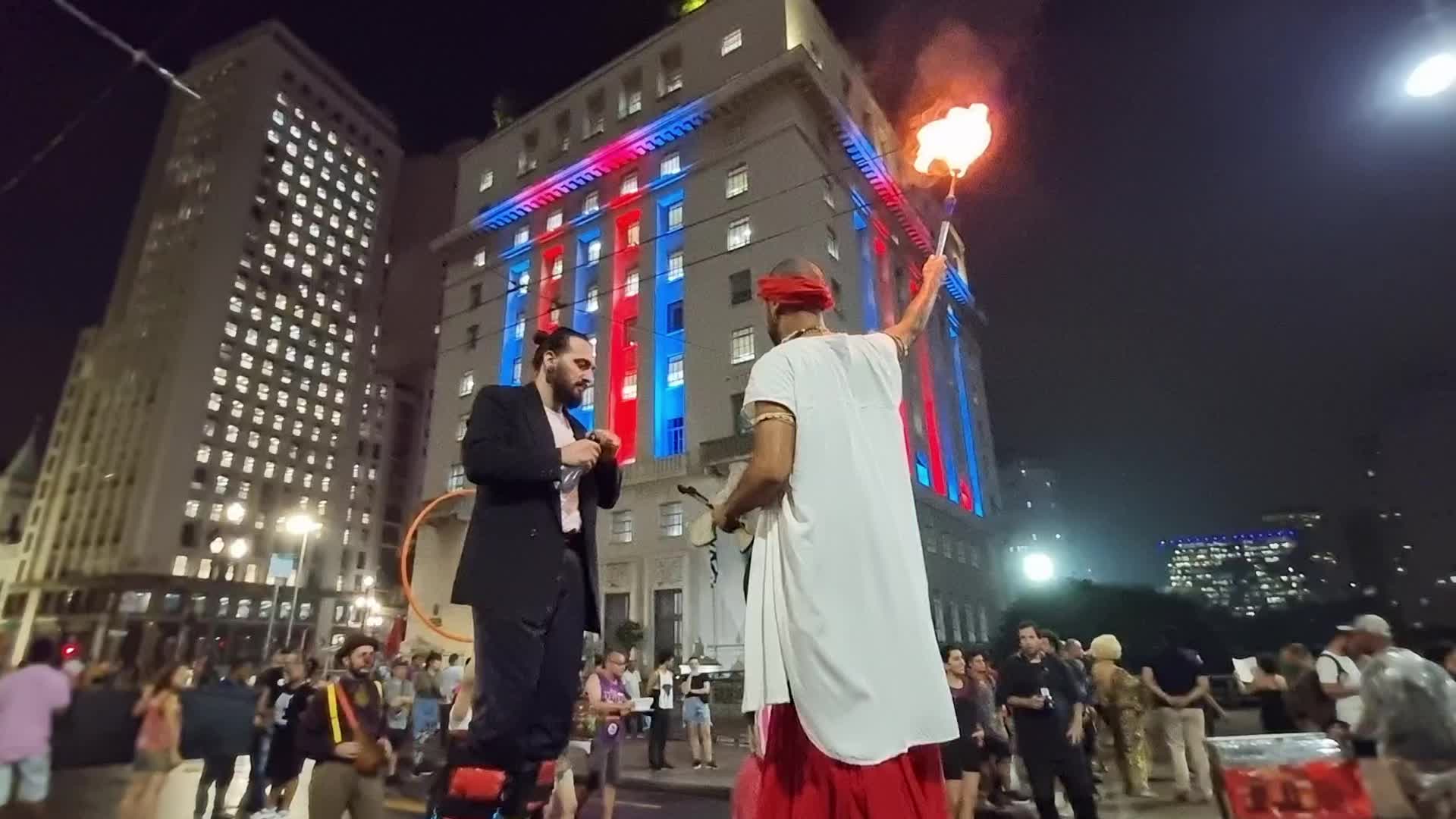 Protest In Sao Paulo, Brazil