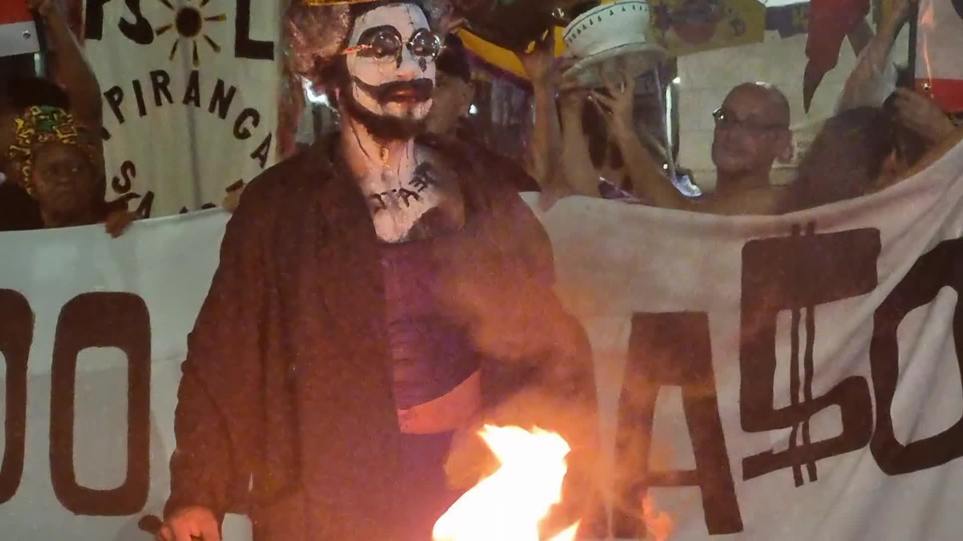 Protest In Sao Paulo, Brazil