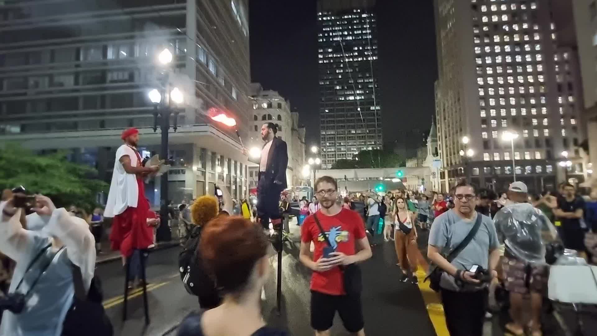 Protest In Sao Paulo, Brazil