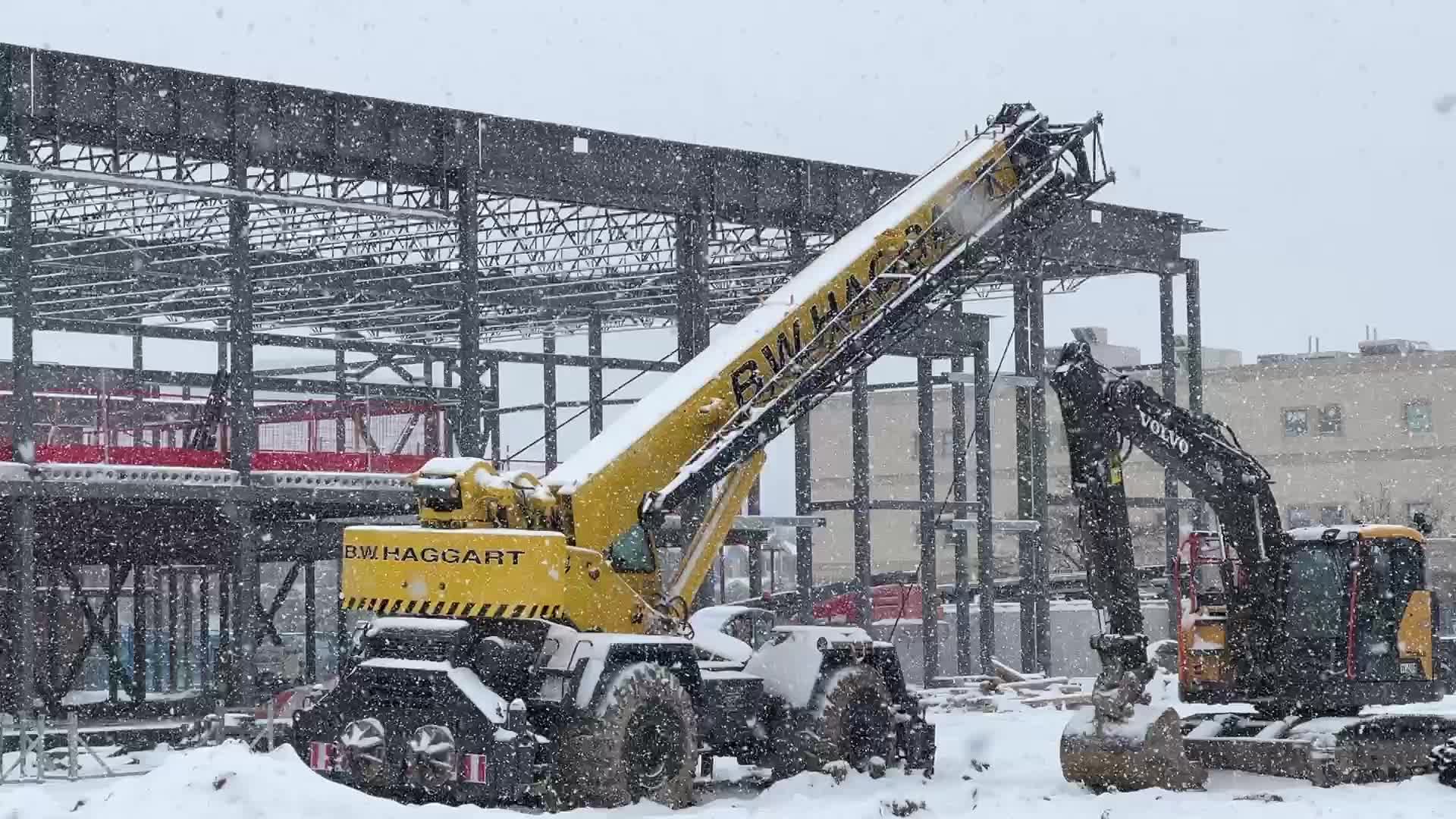 Snowstorm in Toronto, Canada