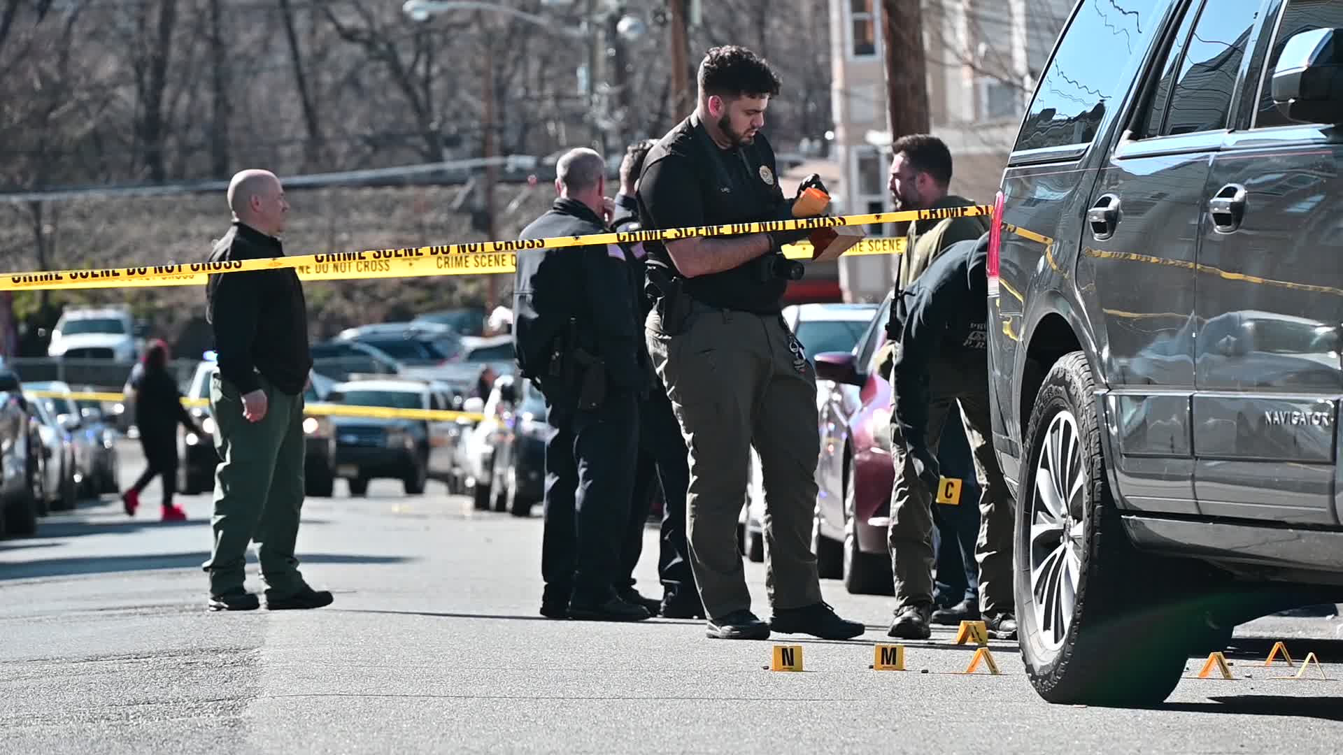 Police Investigate Shooting Where One Person Was Injured On 12th Avenue In Paterson New Jersey