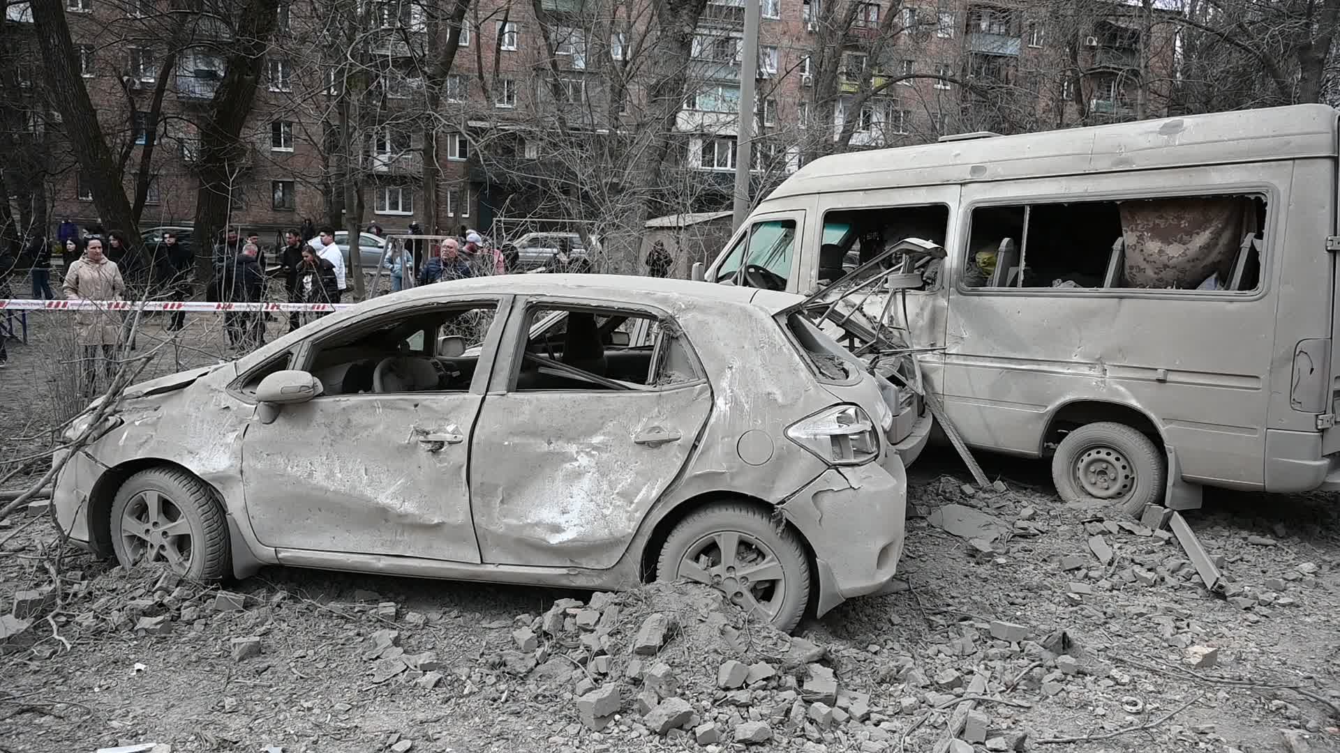 At least 9 people injured after missiles strike in Kyiv