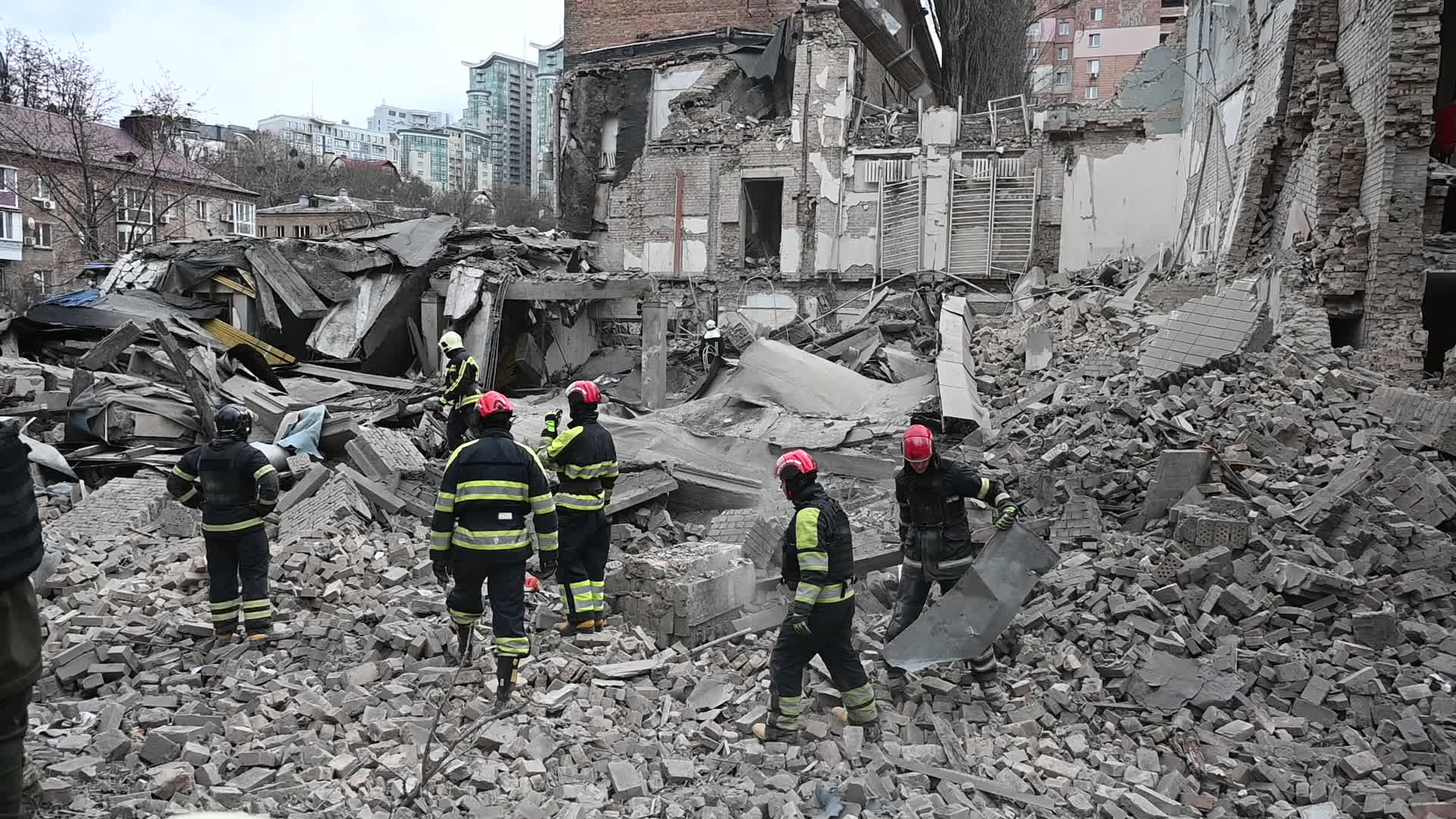 At least 9 people injured after missiles strike in Kyiv