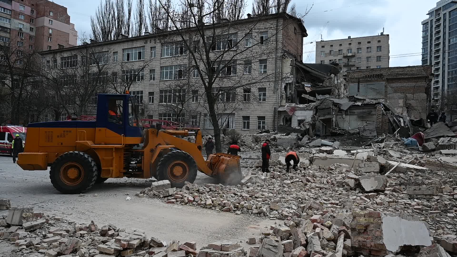 At least 9 people injured after missiles strike in Kyiv