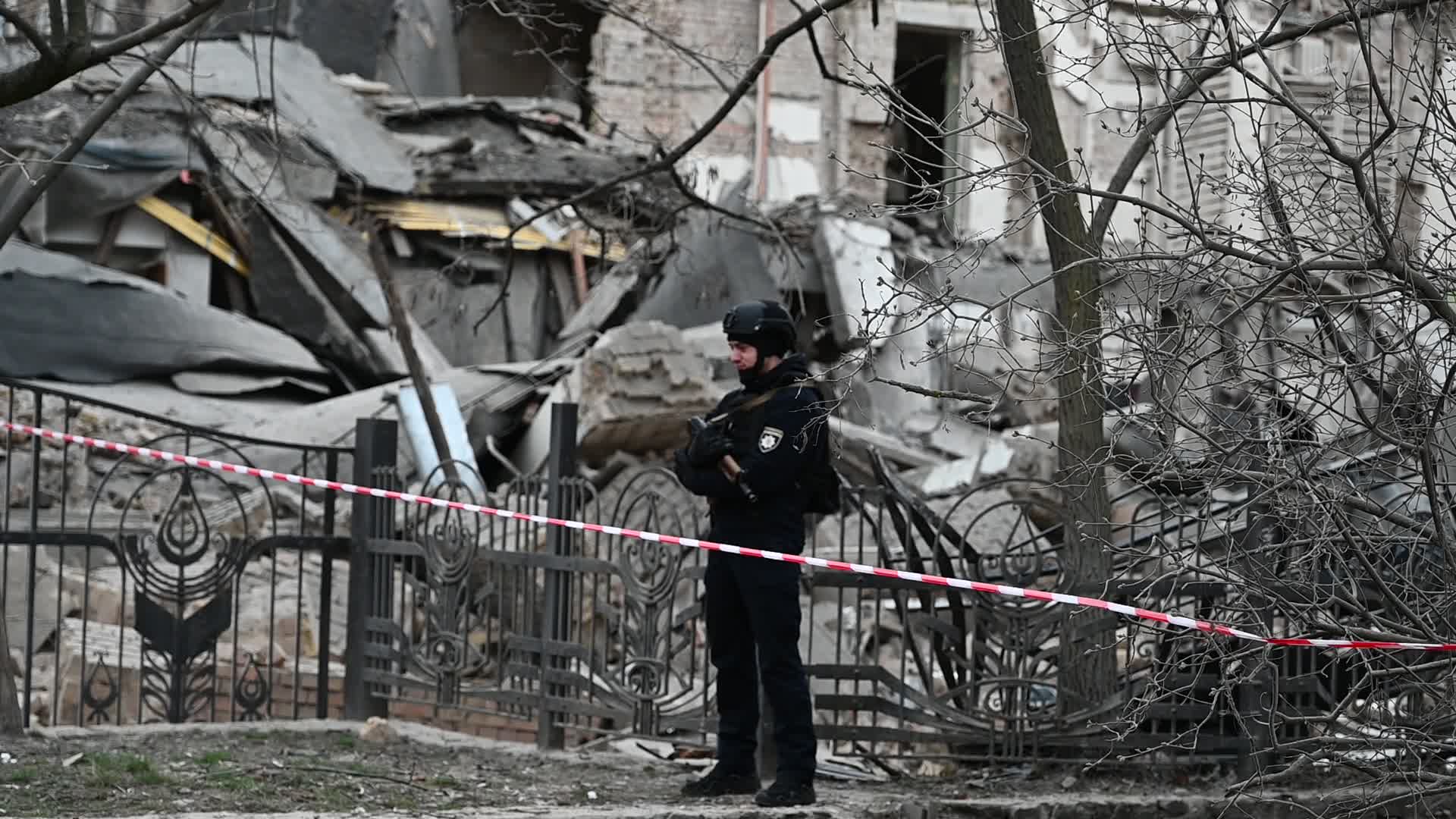 At least 9 people injured after missiles strike in Kyiv