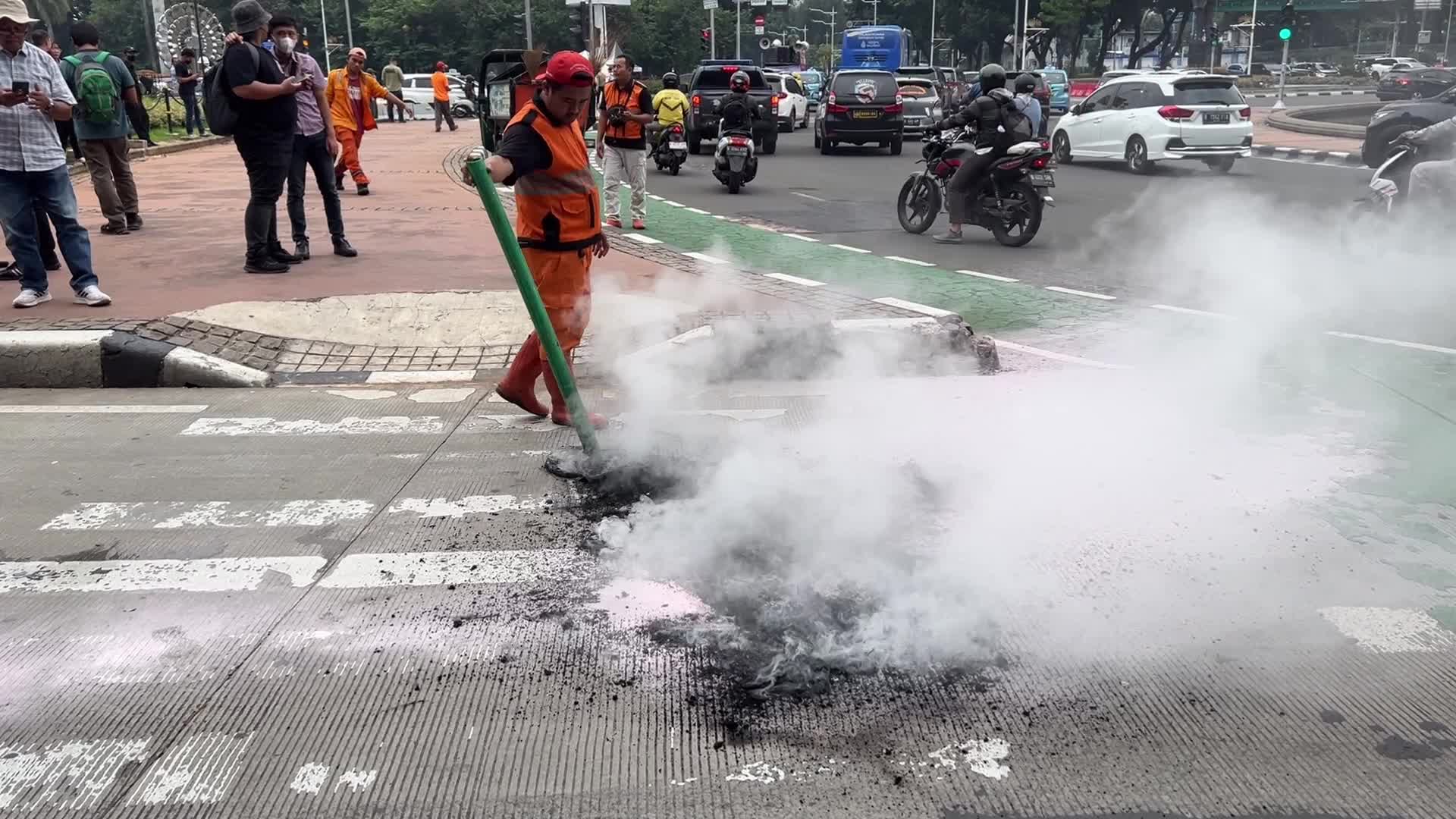 Protest Rejecting The Election Results Continue In Jakarta
