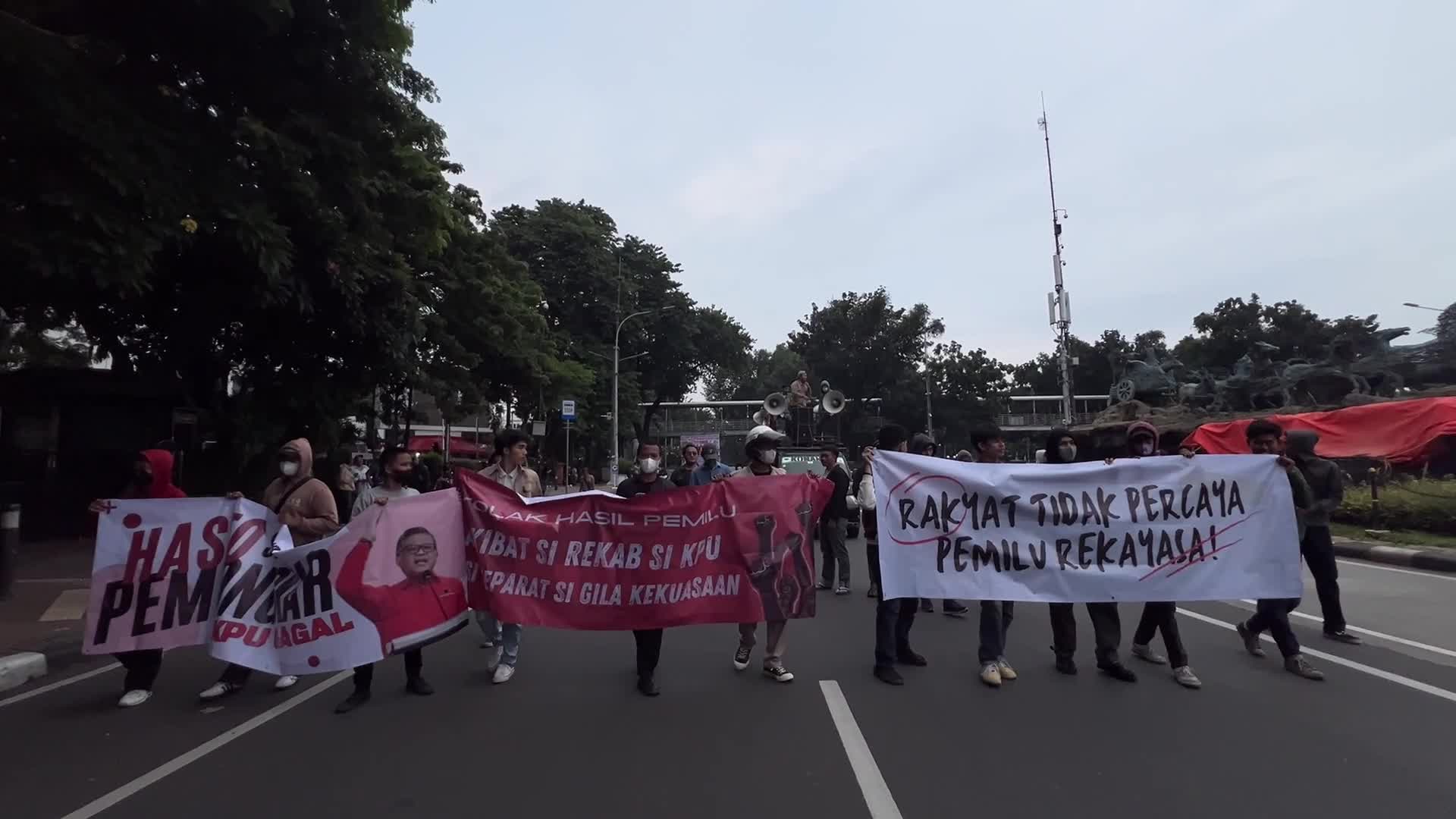 Protest Rejecting The Election Results Continue In Jakarta