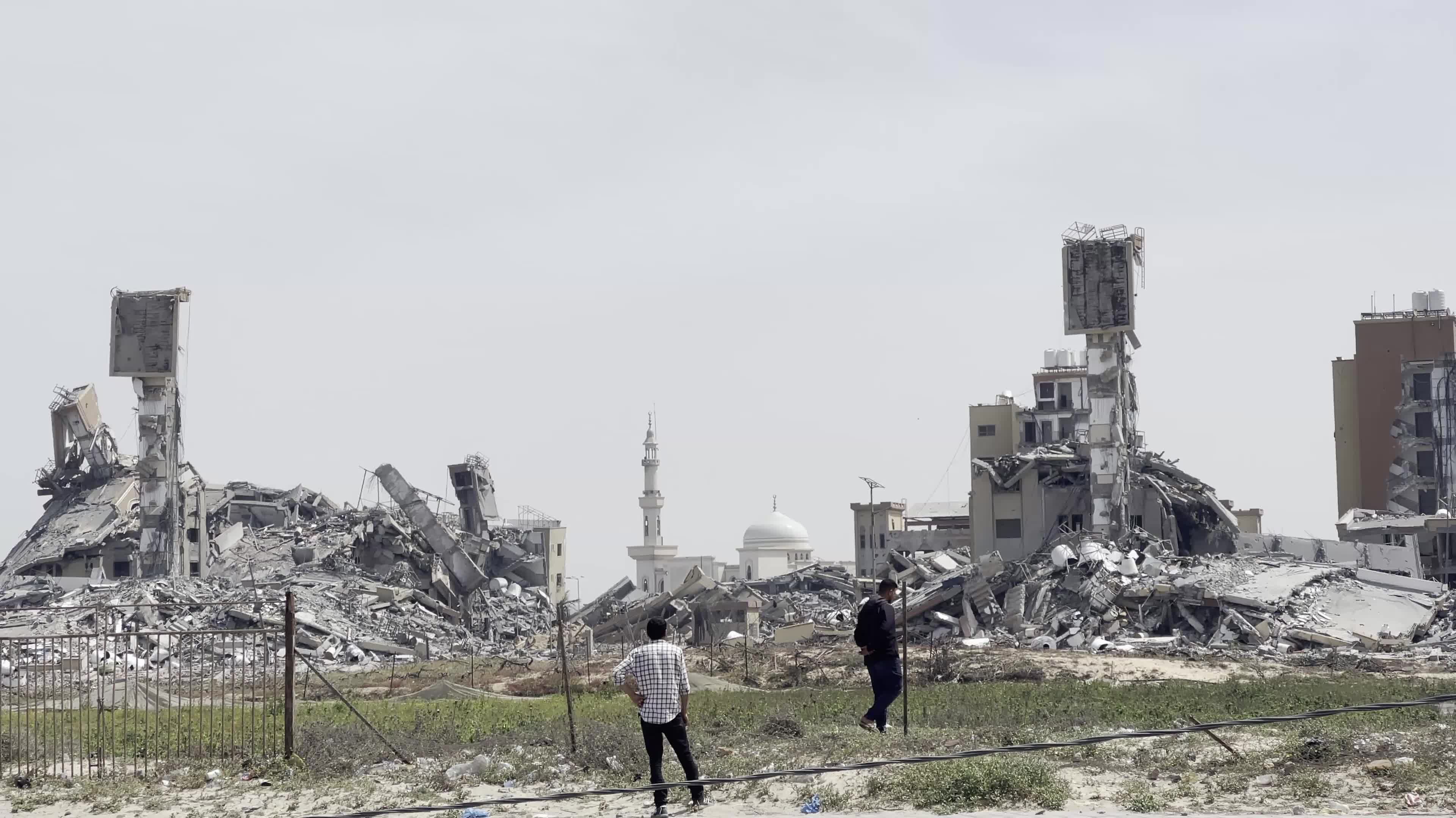 Aftermath of Israeli Airstrike