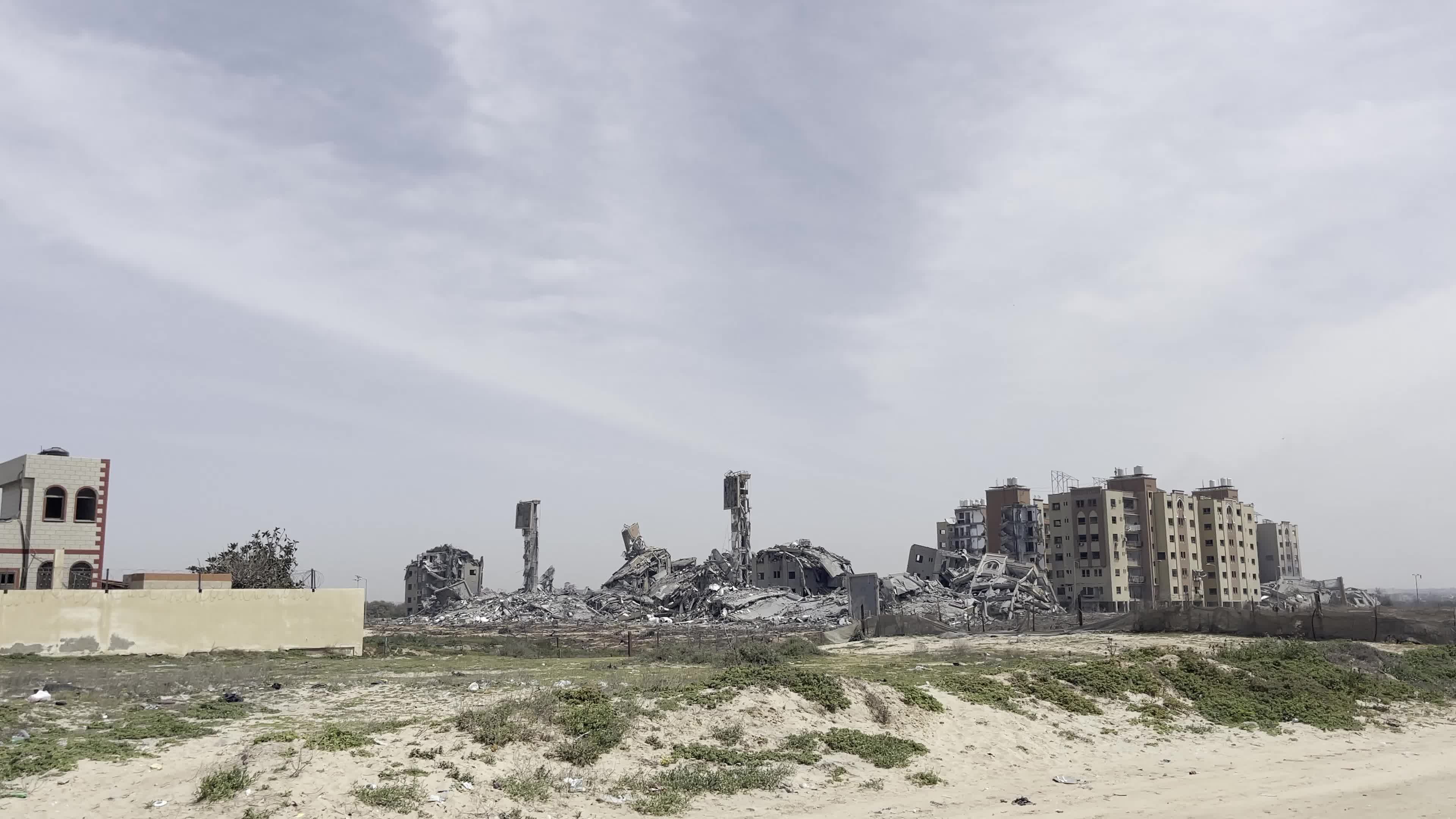 Aftermath of Israeli Airstrike