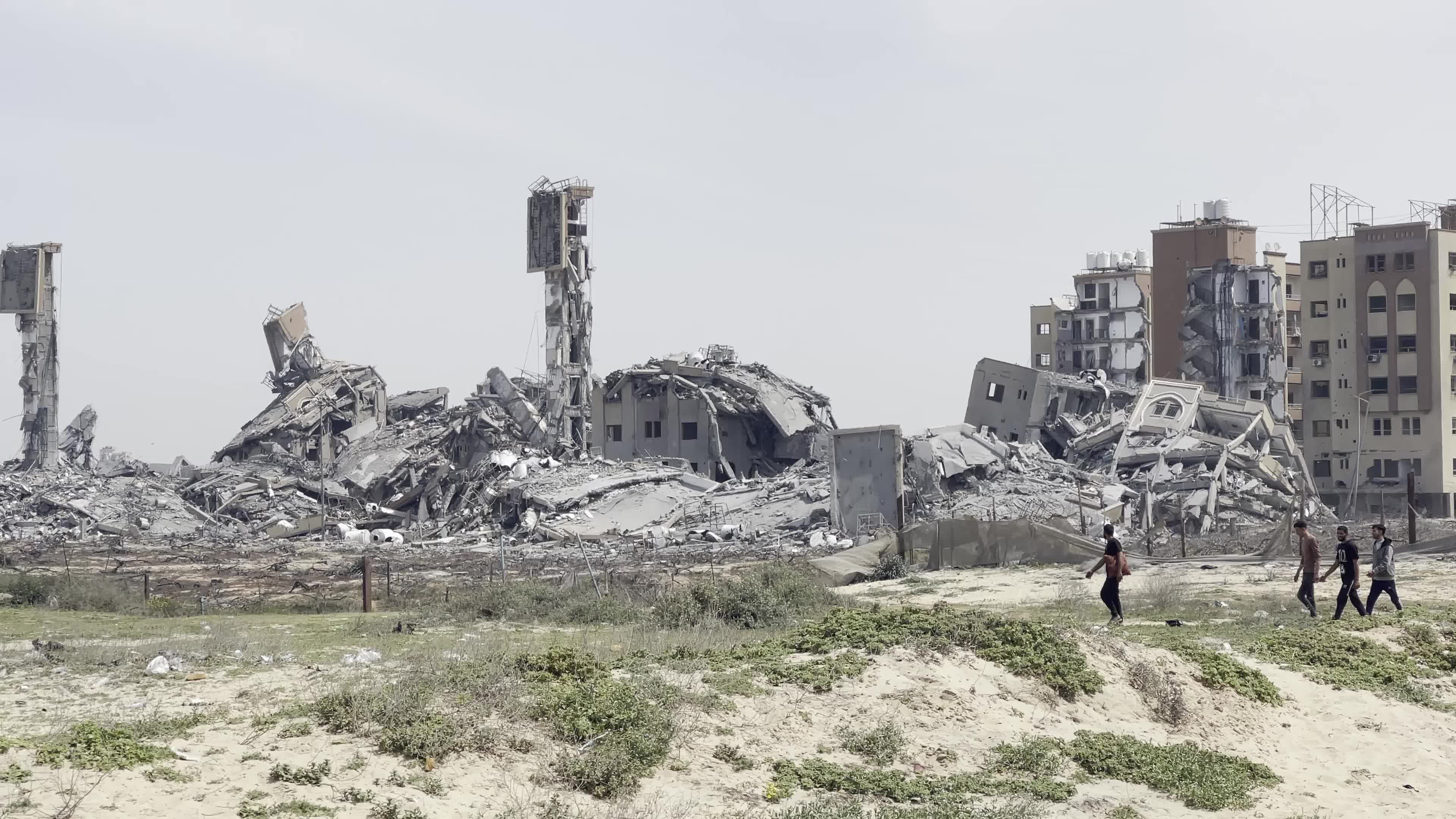 Aftermath of Israeli Airstrike