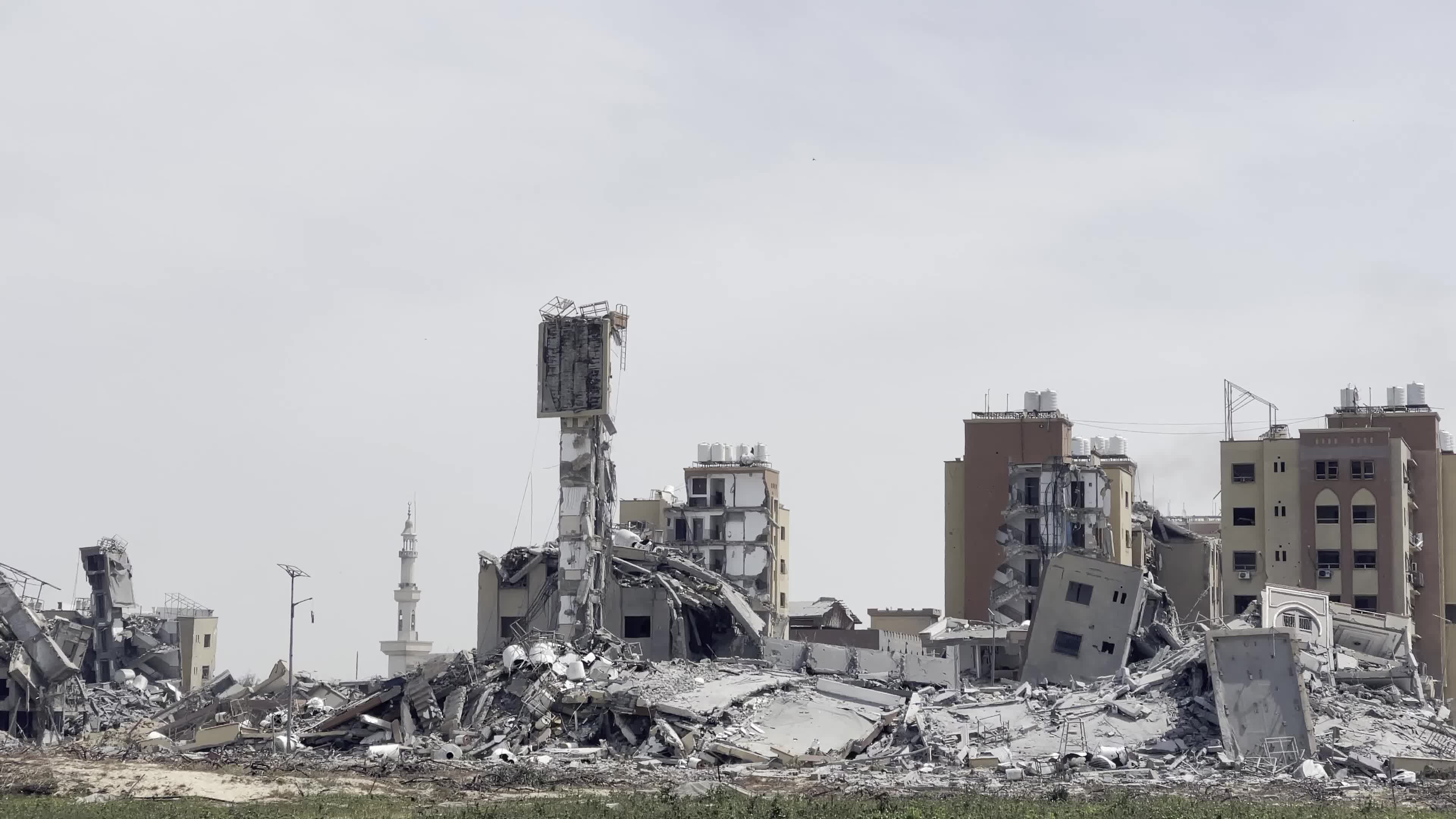 Aftermath of Israeli Airstrike