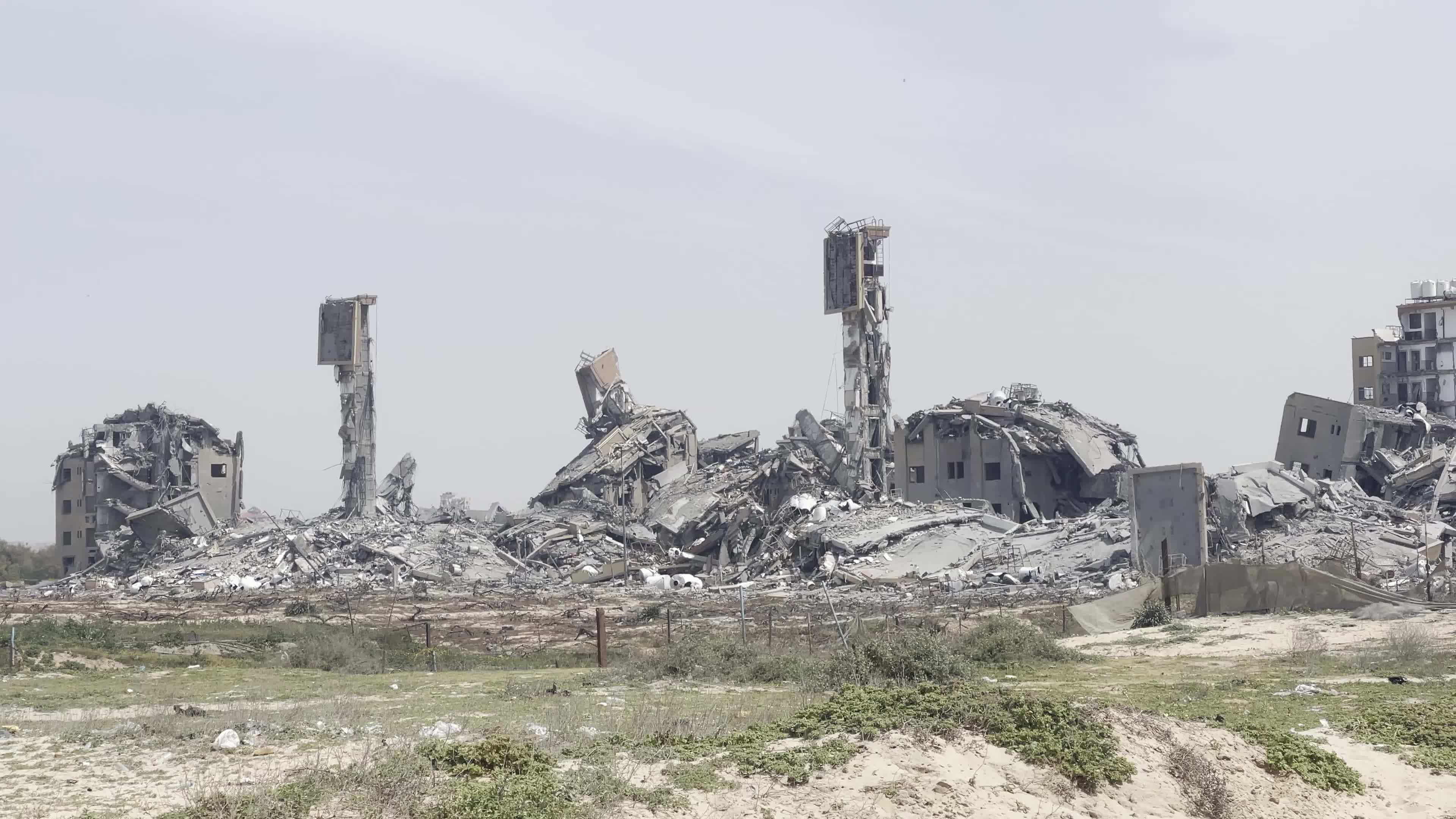 Aftermath of Israeli Airstrike