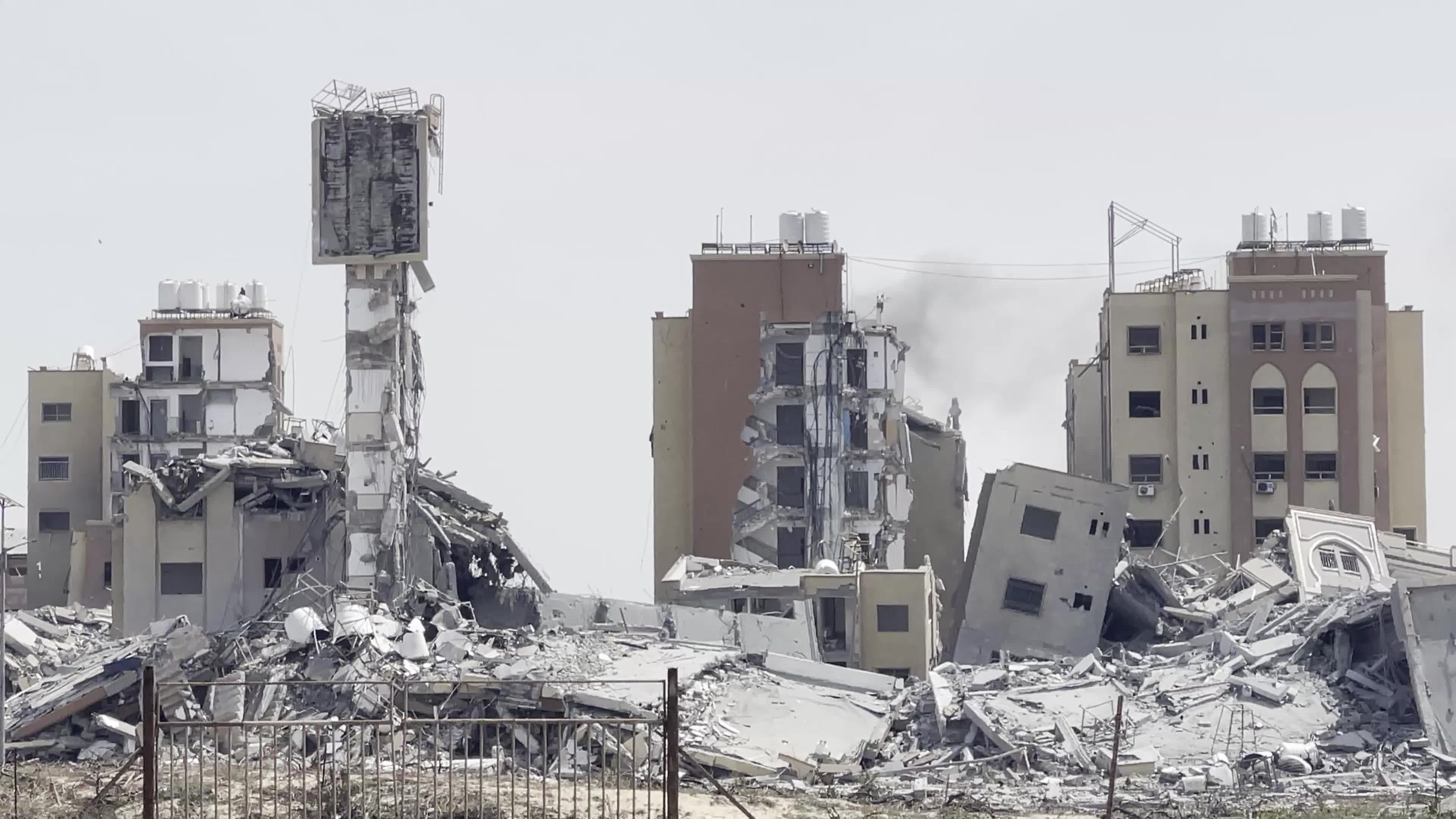 Aftermath of Israeli Airstrike